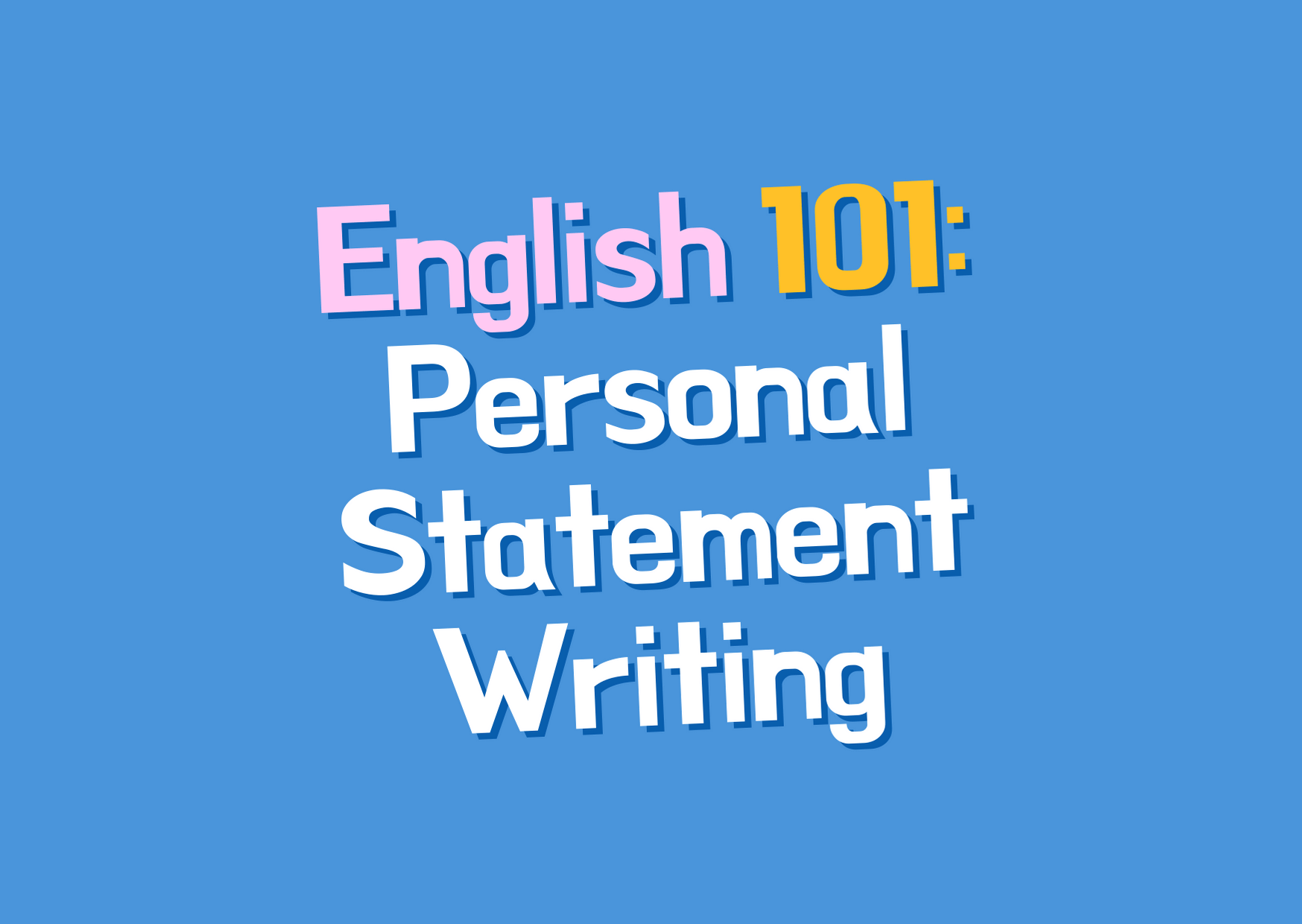 English Literature Personal Statement