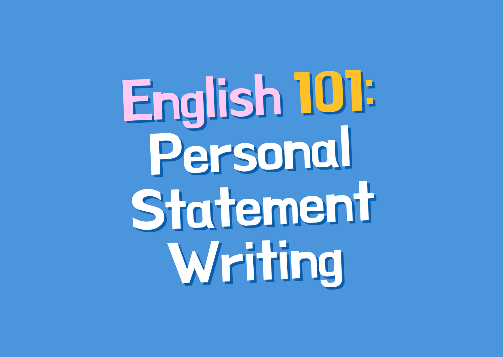 An Image of Text Stating English Literature Personal Statement Writing