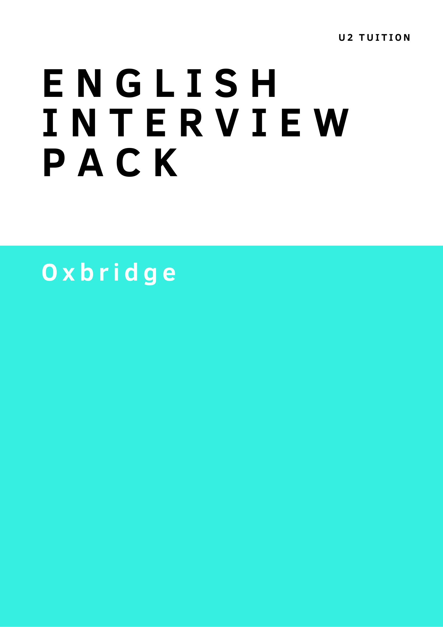 Oxbridge English Interview Pack.png