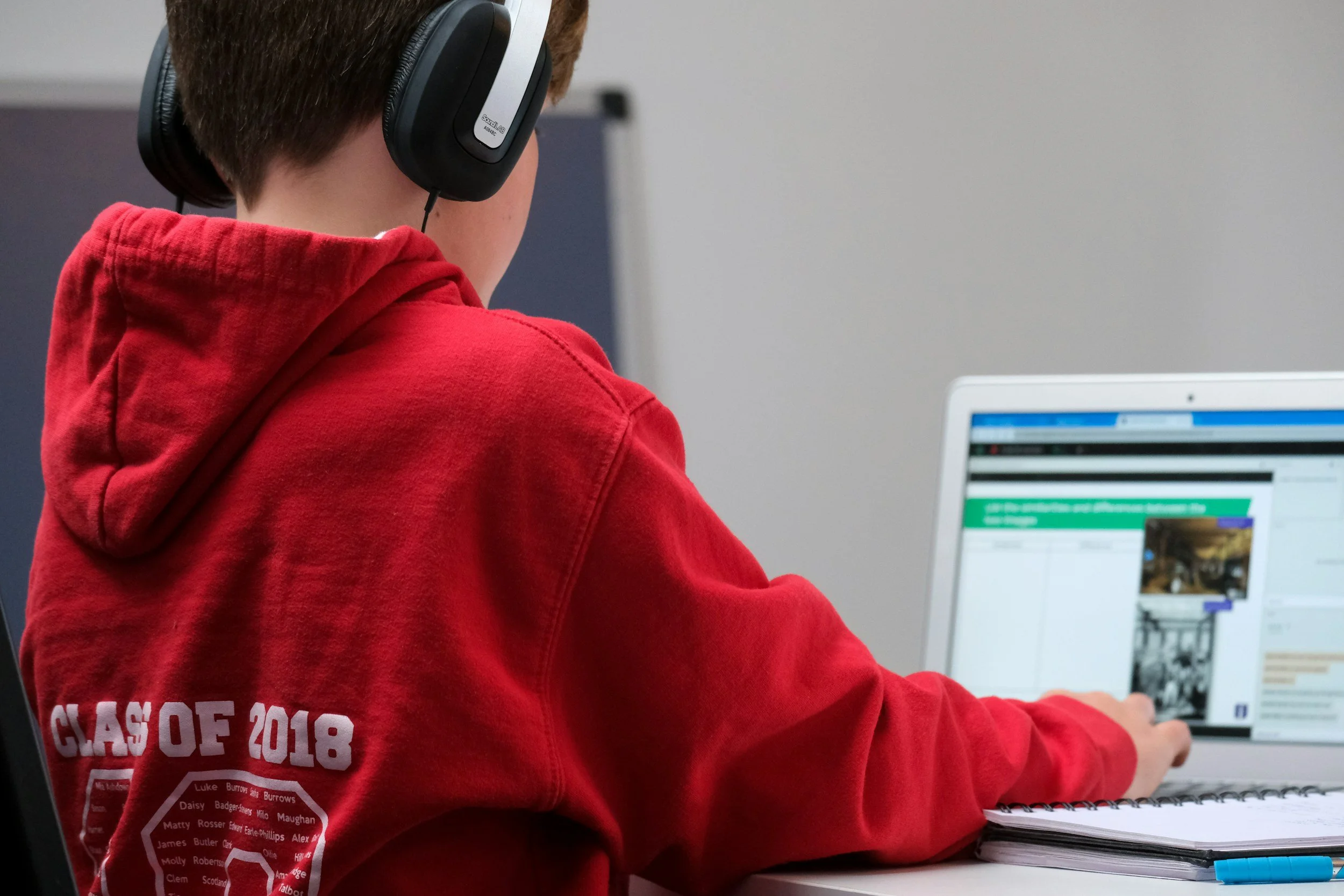 A U2 student prepares for the ISEB Common Pre-Test