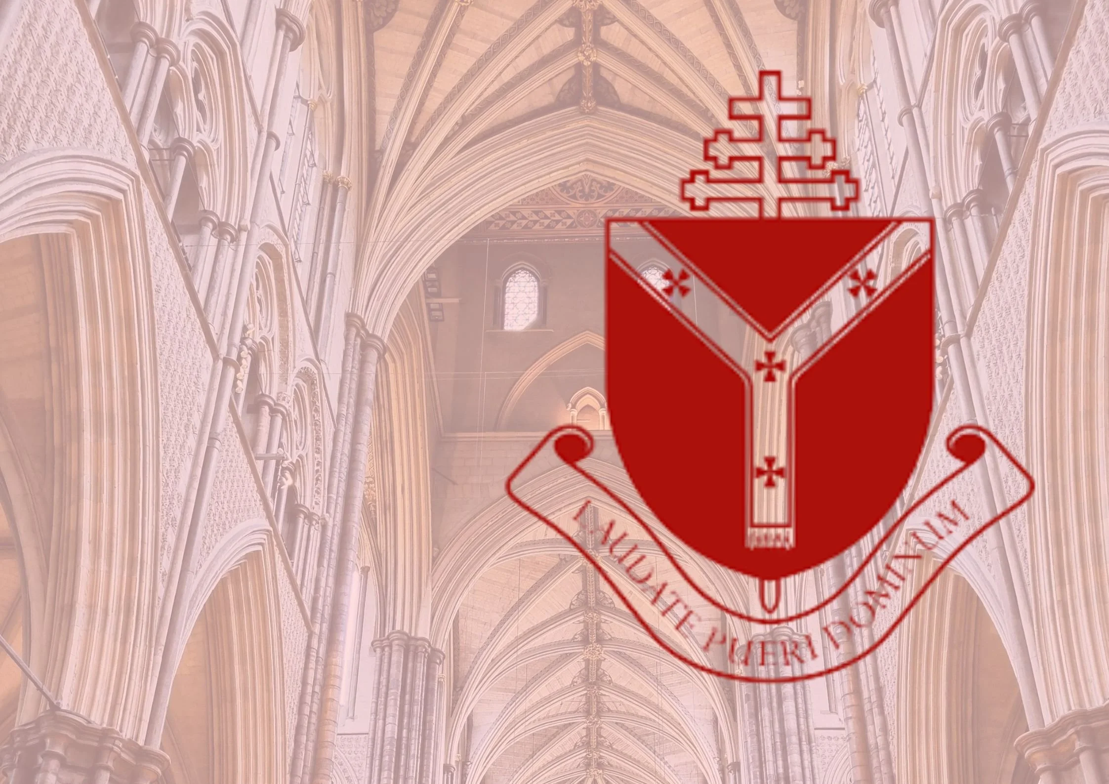 An image of Westminster Cathedral with the WCCS logo in red.