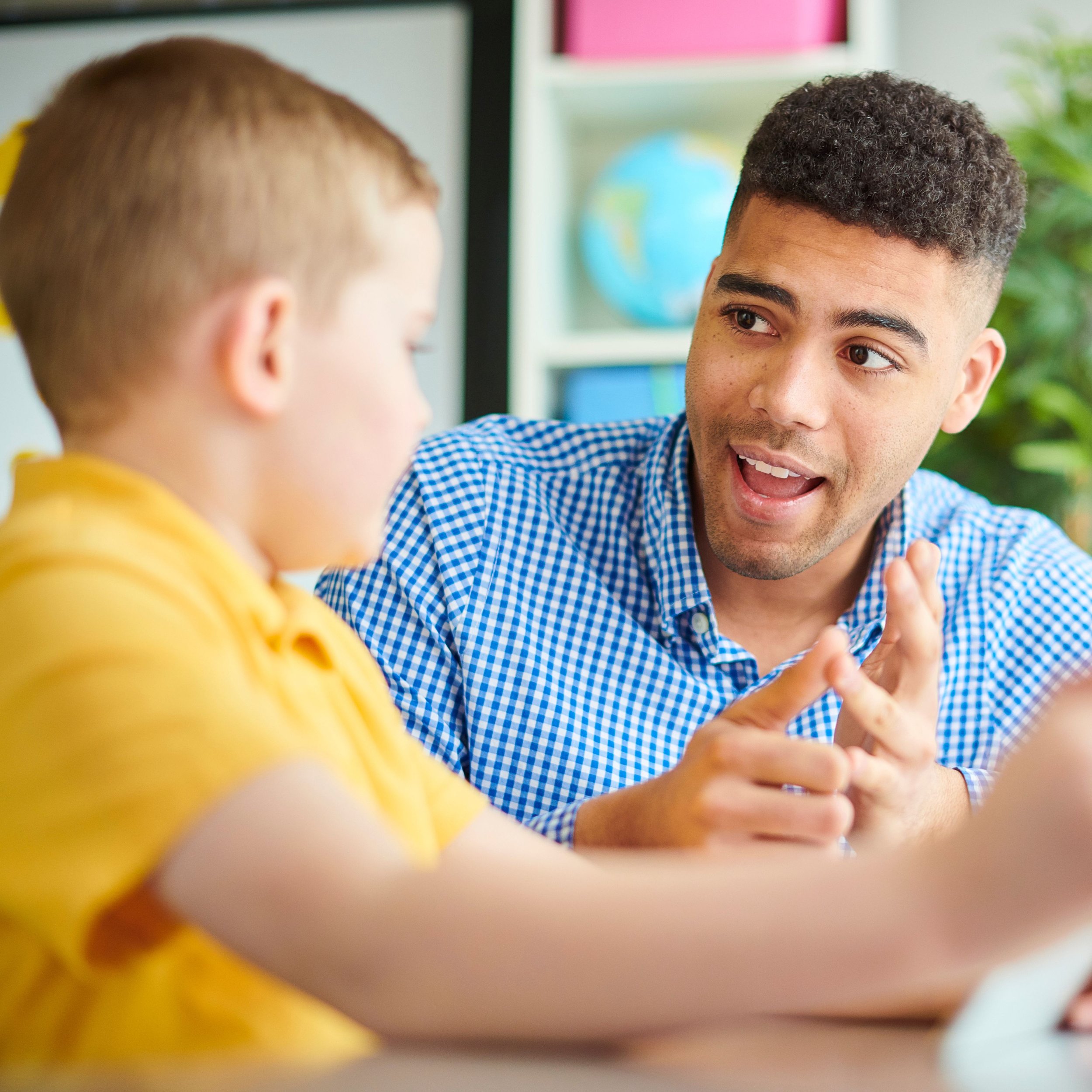 A U2 Tutor supports a U2 student in their school admissions tests