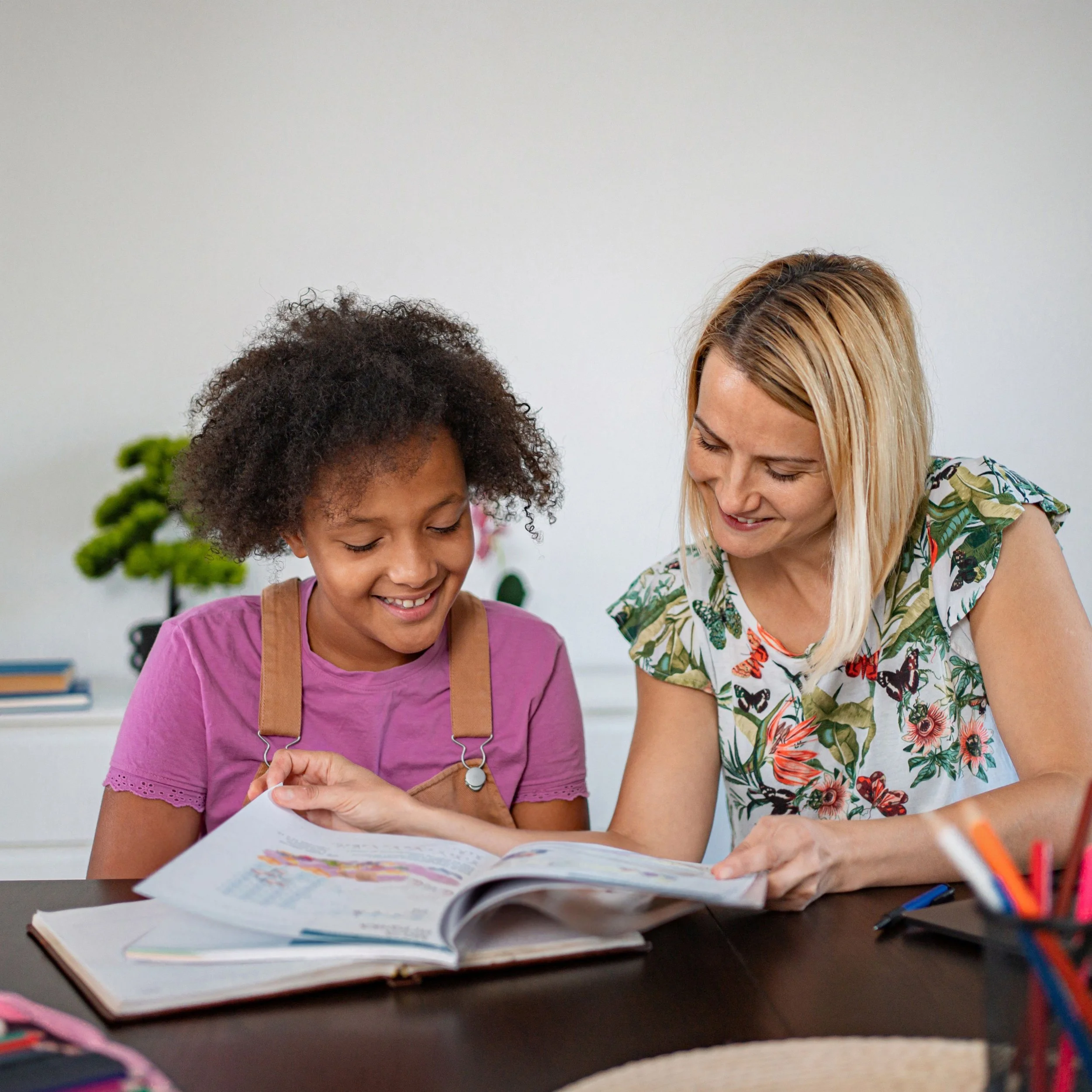 A U2 tutor helps prepare a U2 student for her 11+ entry exam to a top London girls' school.