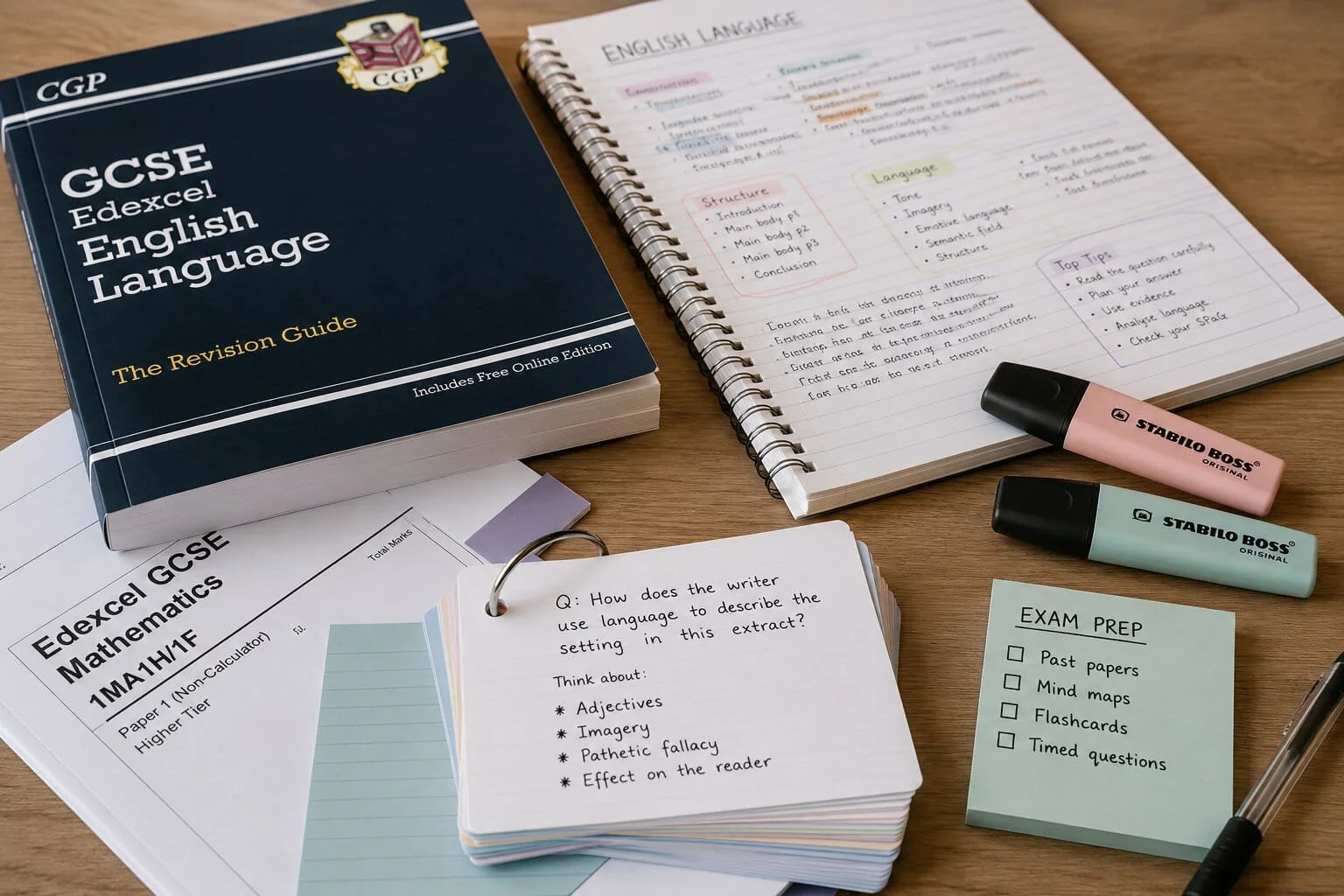GCSE and IGCSE revision resources supporting student-athletes preparing for examinations.