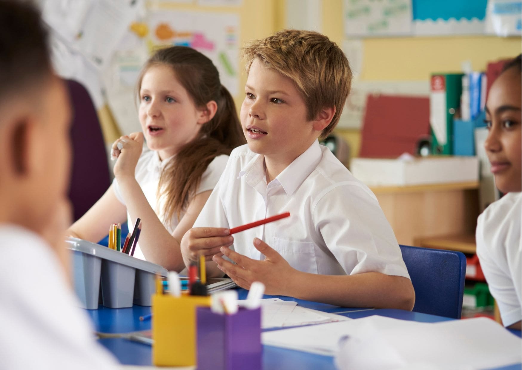 Latymer Prep 7+ students in a state-of-the-art classroom