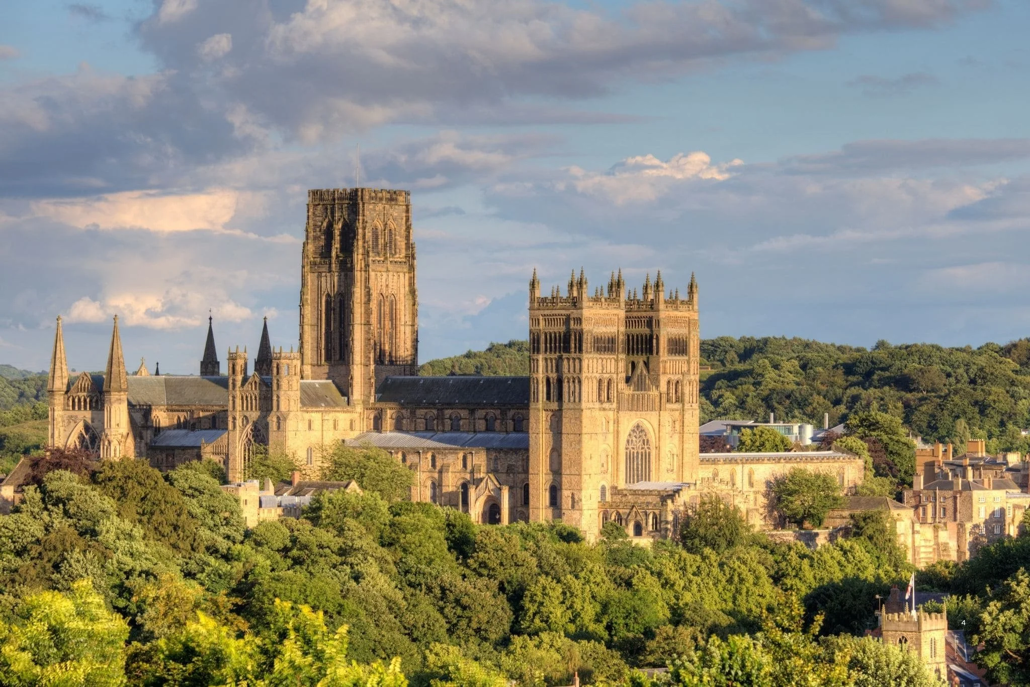 Durham University Cathedral in the historic city of Durham, illustrating student life and the university campus