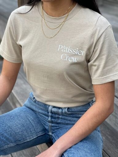Patissier Crew Tan Front Logo.jpeg