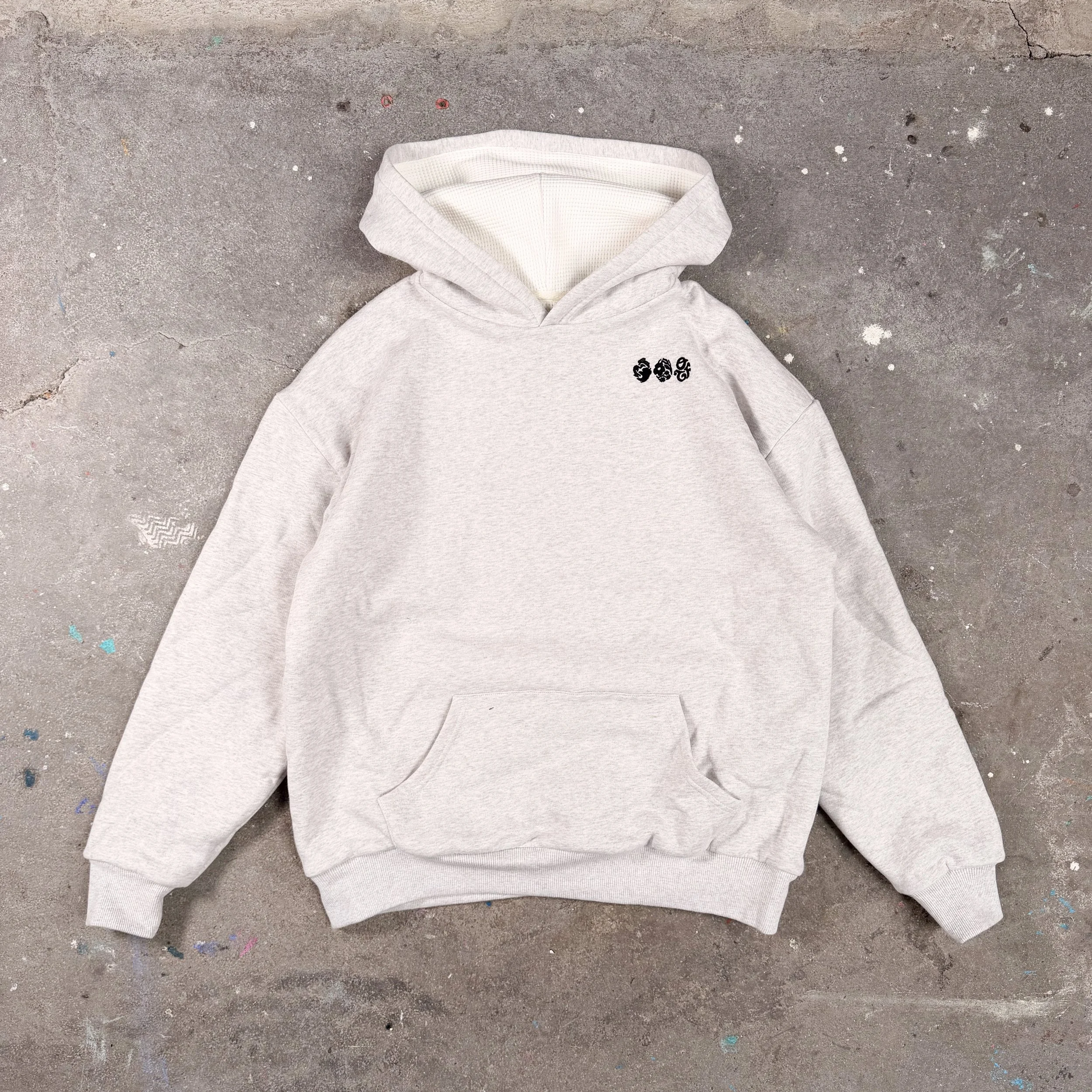 Hoodie waffle Fabriqué au Portugal