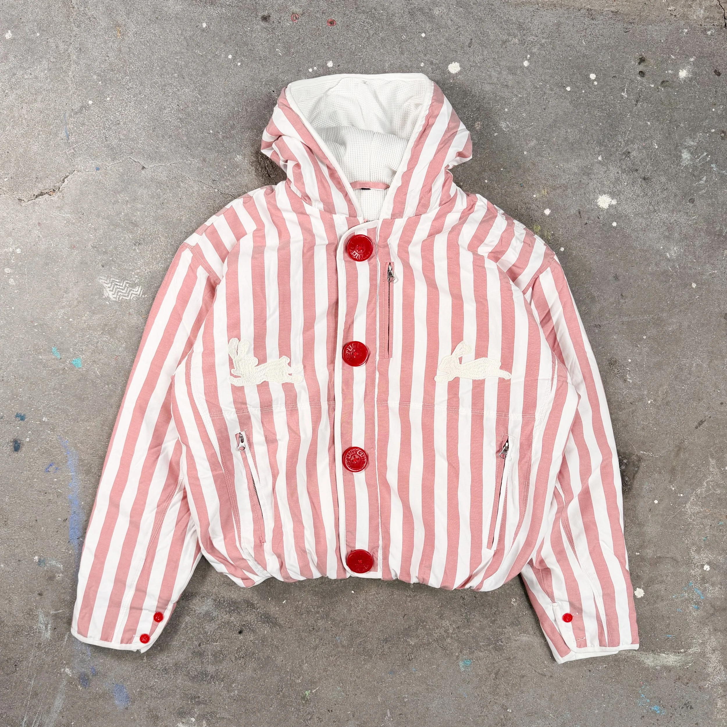 La Veste Couette - Red Big Stripes