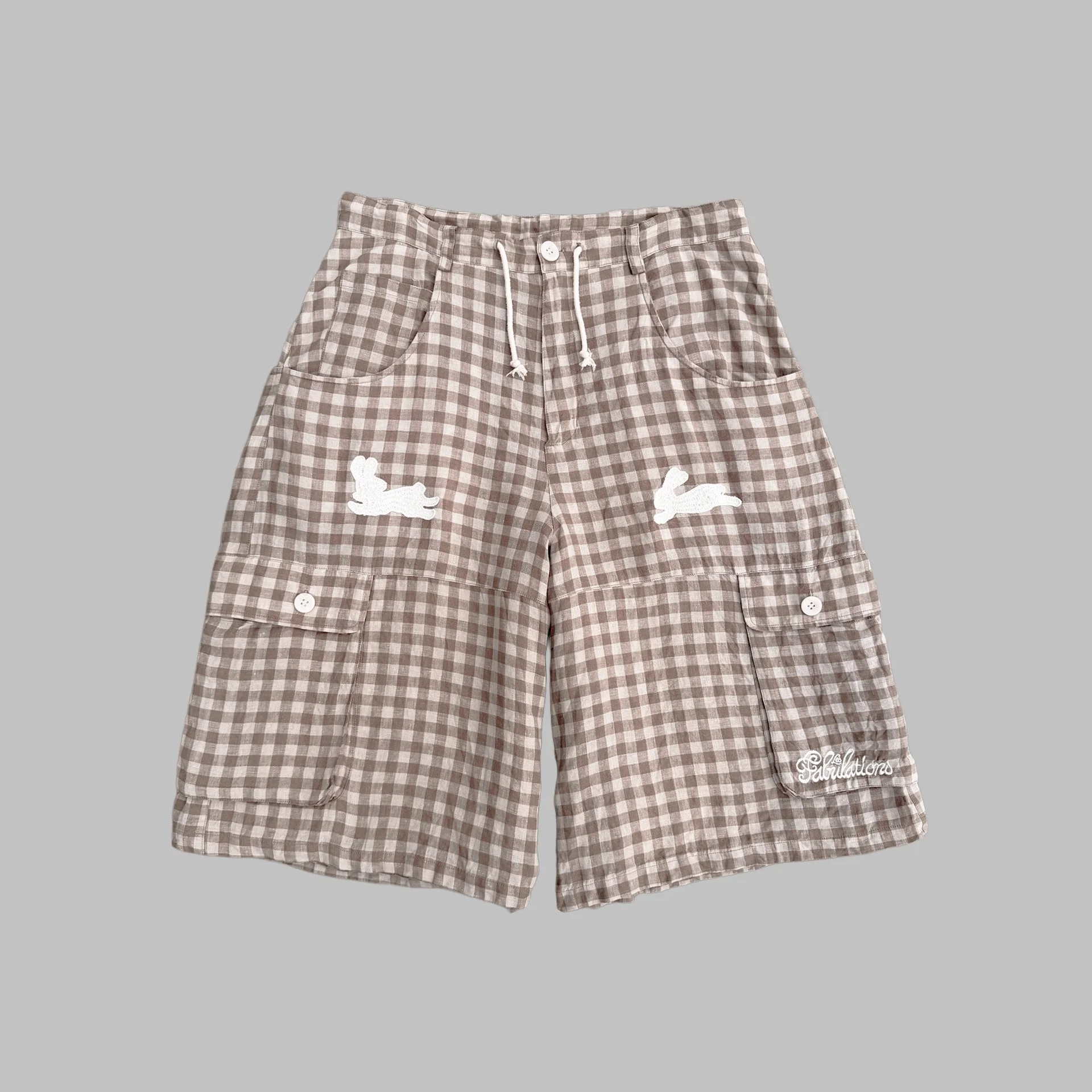PREORDER - La jupe-short en lin beige