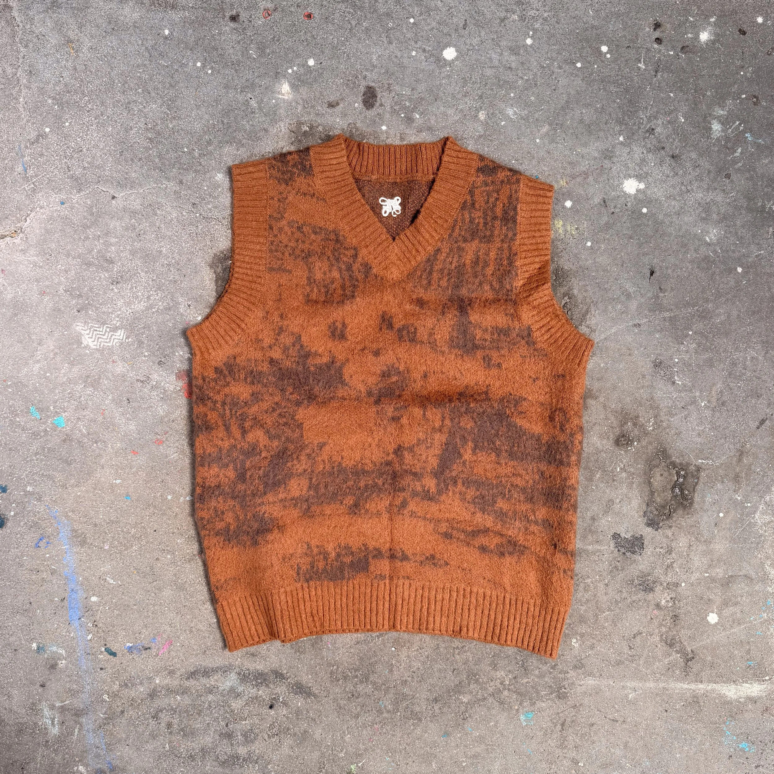 Gilet de la brume - Rouille