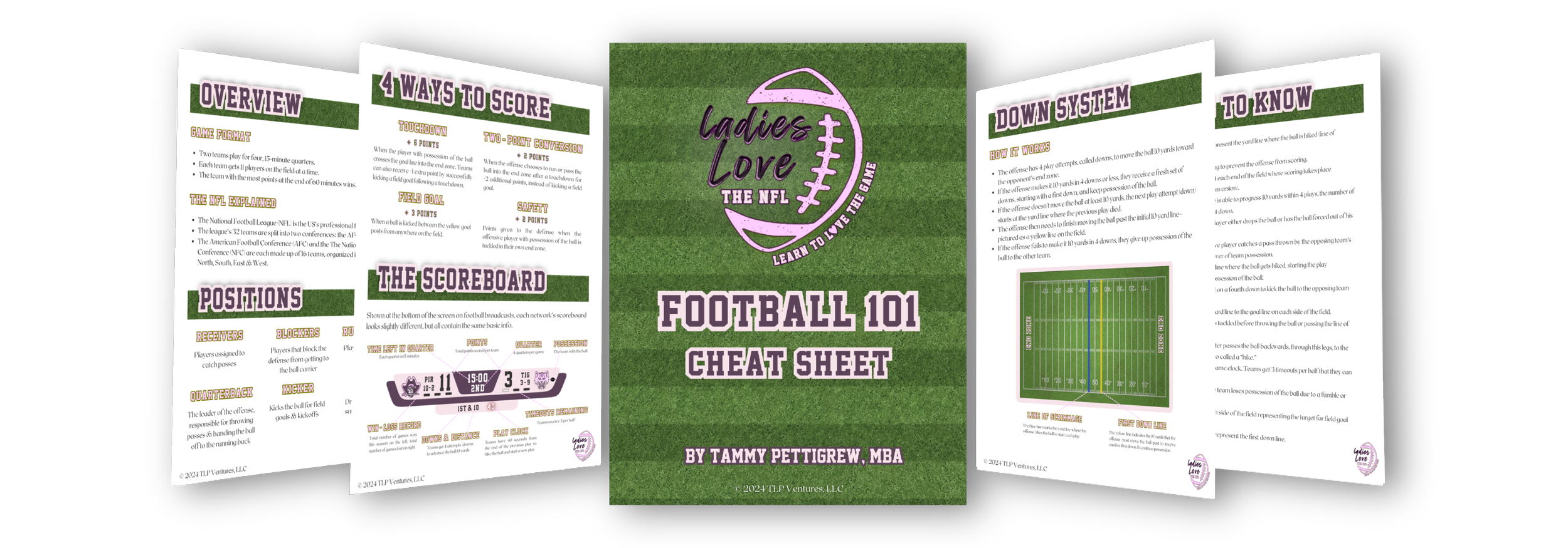 Ladies Love The NFL: Football 101 Cheat Sheet — The Cannabis Cutie