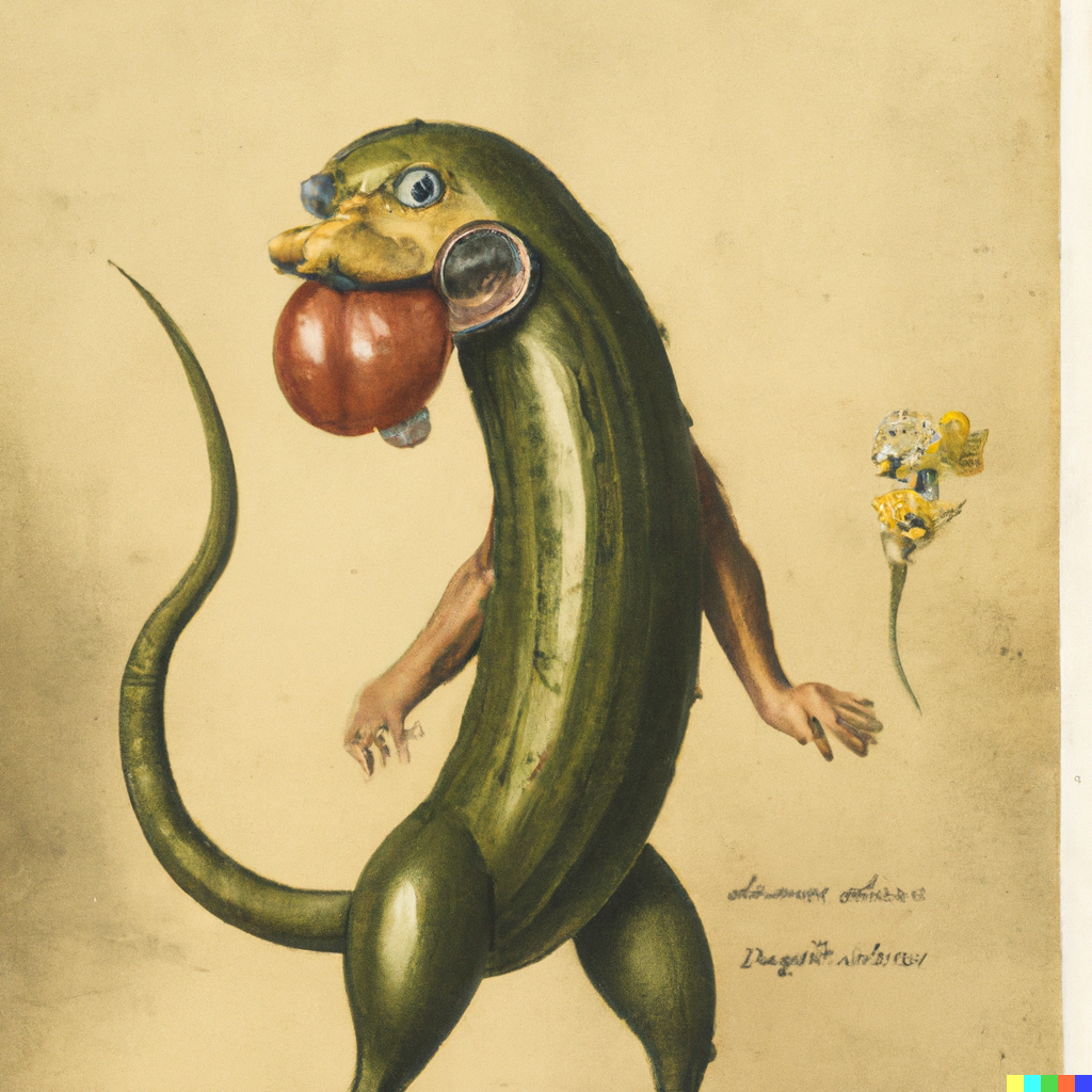 DALL·E 2022-10-19 13.48.25 - Victorian era painting of weirdo with a giant pickle in his mouth.png