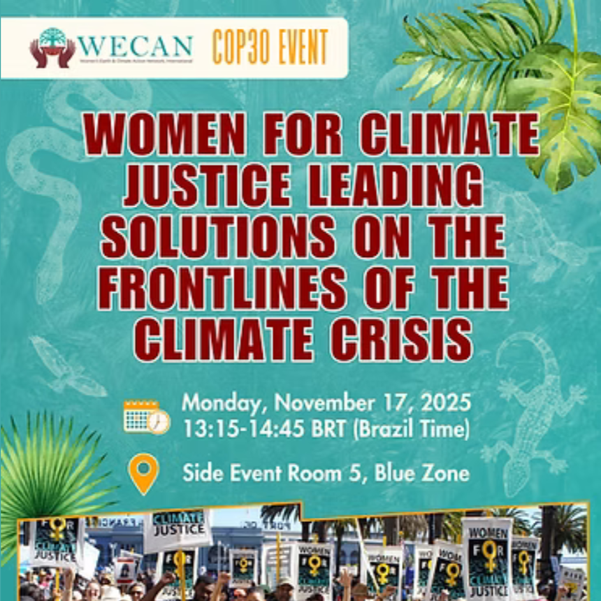 Women for Climate Justice Leading Solutions on the Frontlines of the Climate Crisis