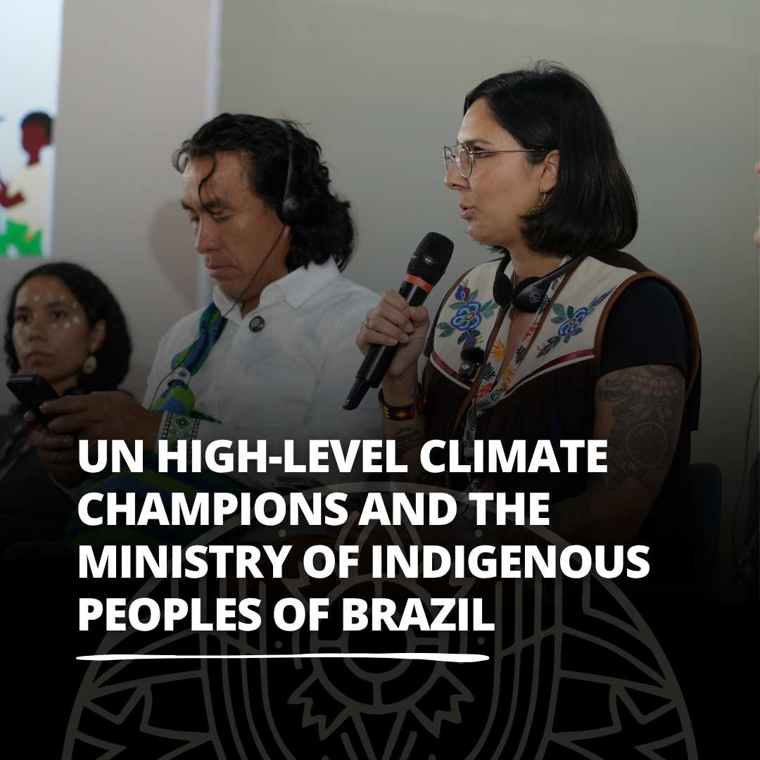 North American Statement at UN High-level Climate Champions and the Ministry of Indigenous Peoples of Brazil