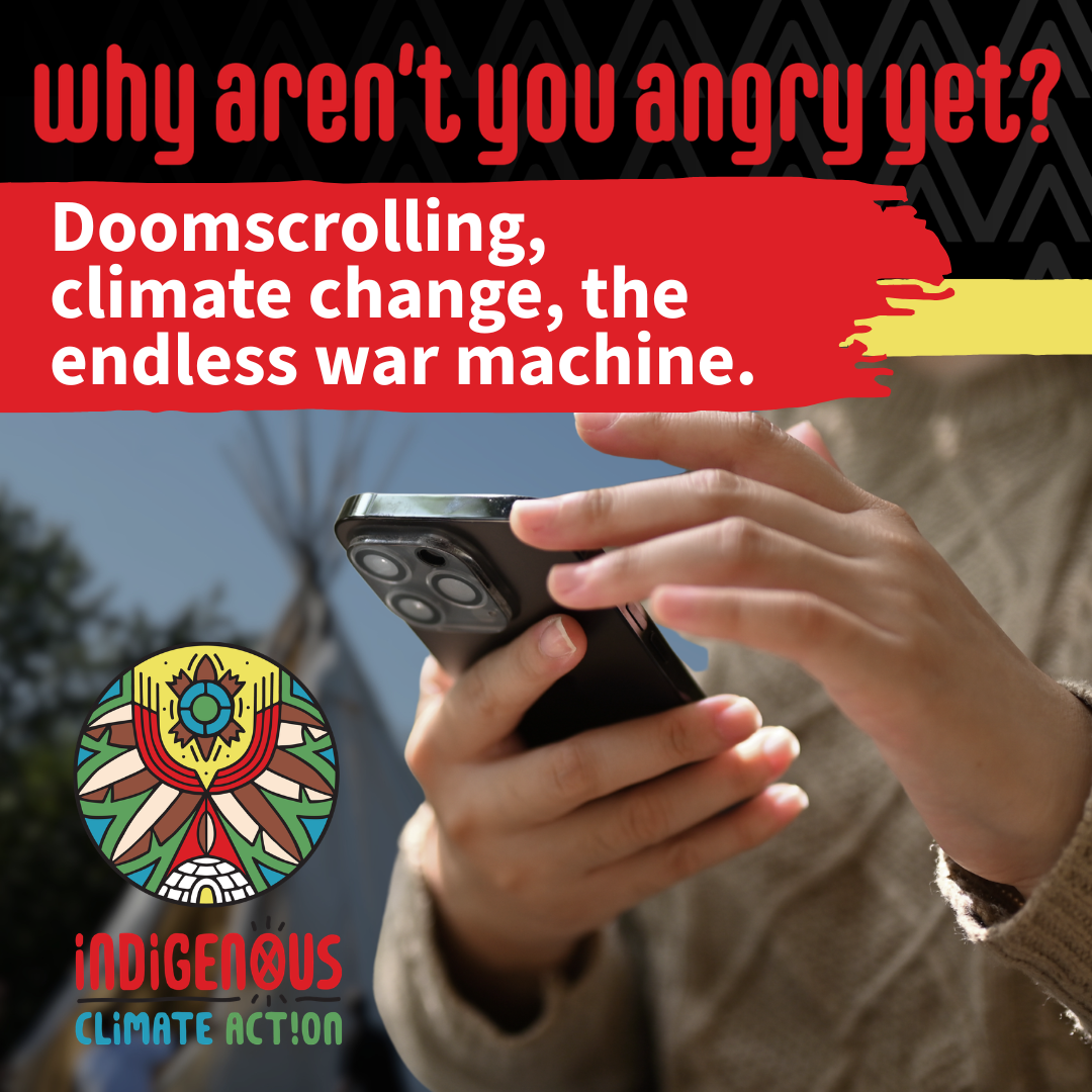Doomscrolling, climate change, the endless war machine – why aren’t you angry yet?
