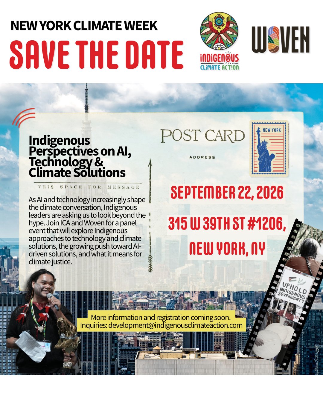 New York Climate Week: Indigenous Perspectives on AI, Technology & Climate Solutions