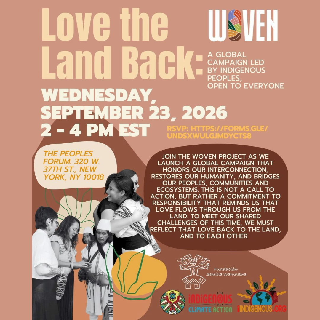 New York Climate Week: Love the Land Back - The Woven Project