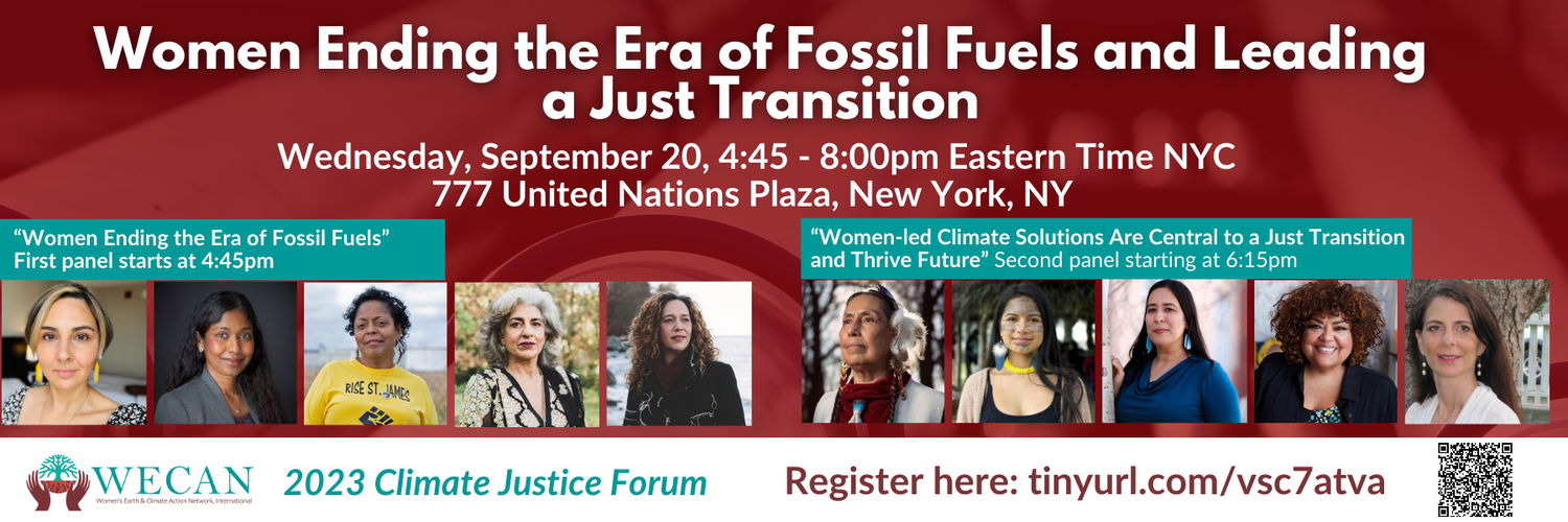 WECAN: Women Ending the Era of Fossil Fuels — Indigenous Climate Action