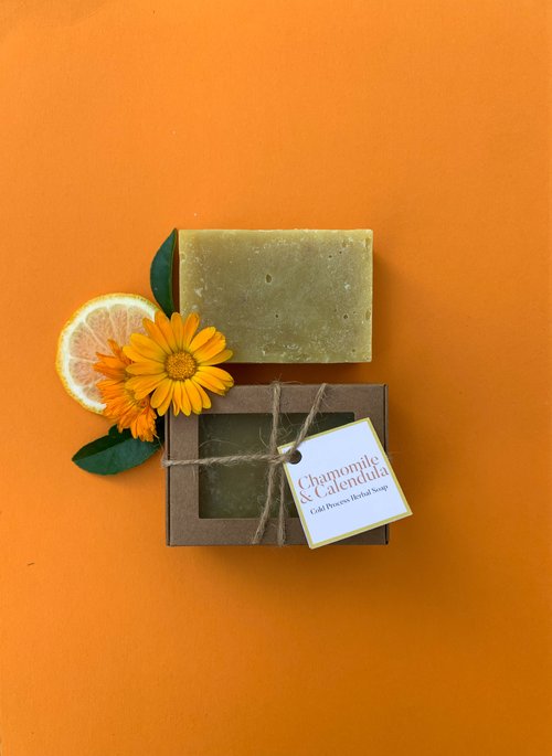 Cold Process Soap with Chamomile, Hibiscus & Calendula Tutorial