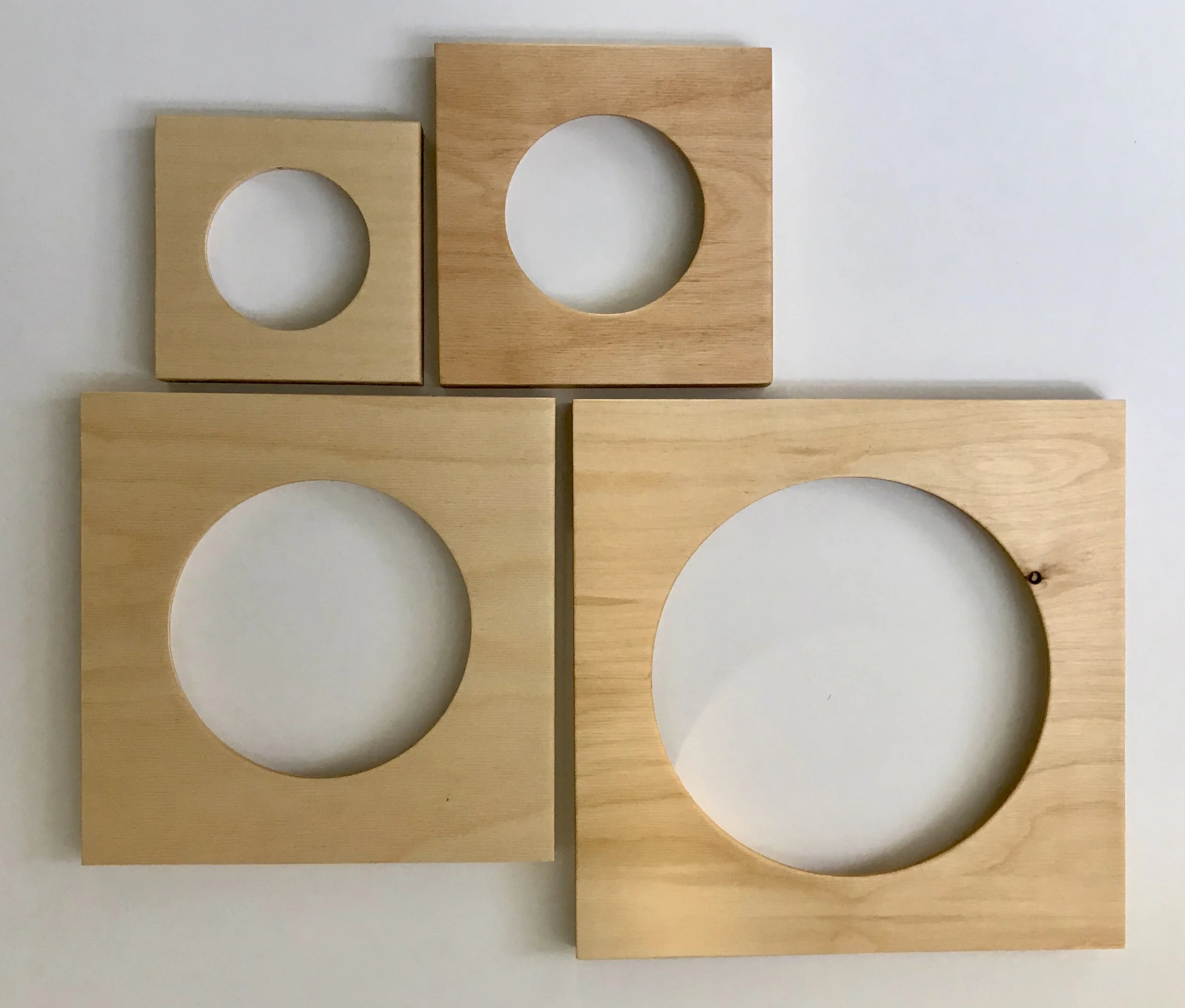 Circle Frame 3" through 9" range — Modern Hoopla Modern Frames for