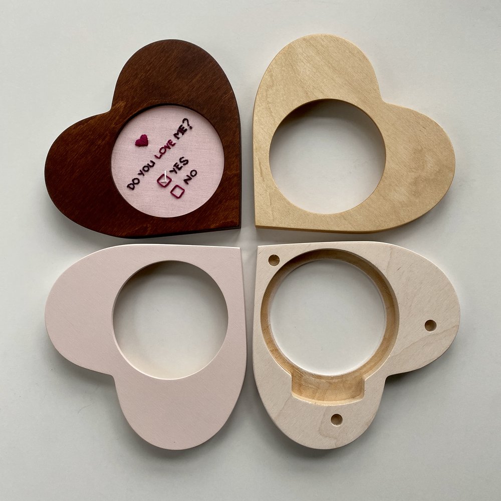 Mini Hoop + Frame Kit — Modern Hoopla- Modern Frames for Handmade Hoops