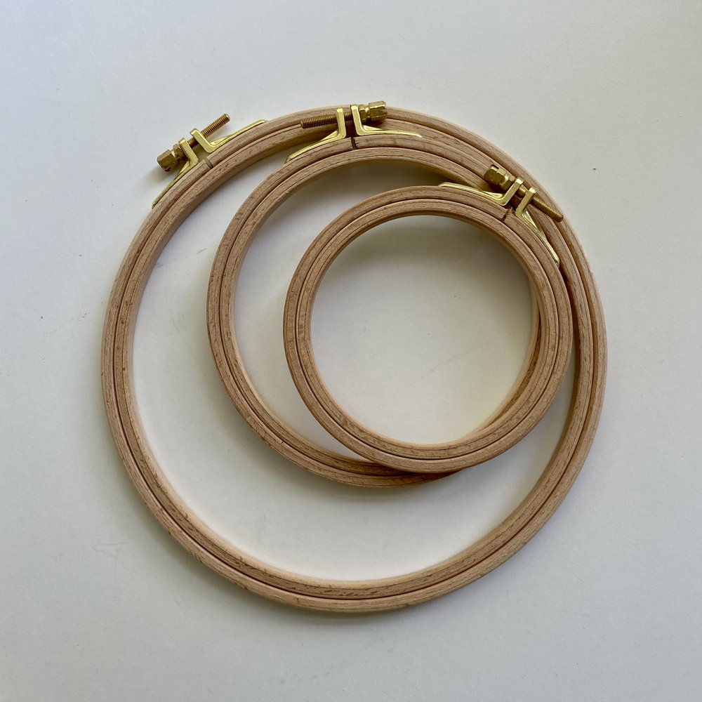 Nurge Wood Embroidery Hoop, Adjustable - 24 mm (Thickest) — Treehouse Fiber  Arts