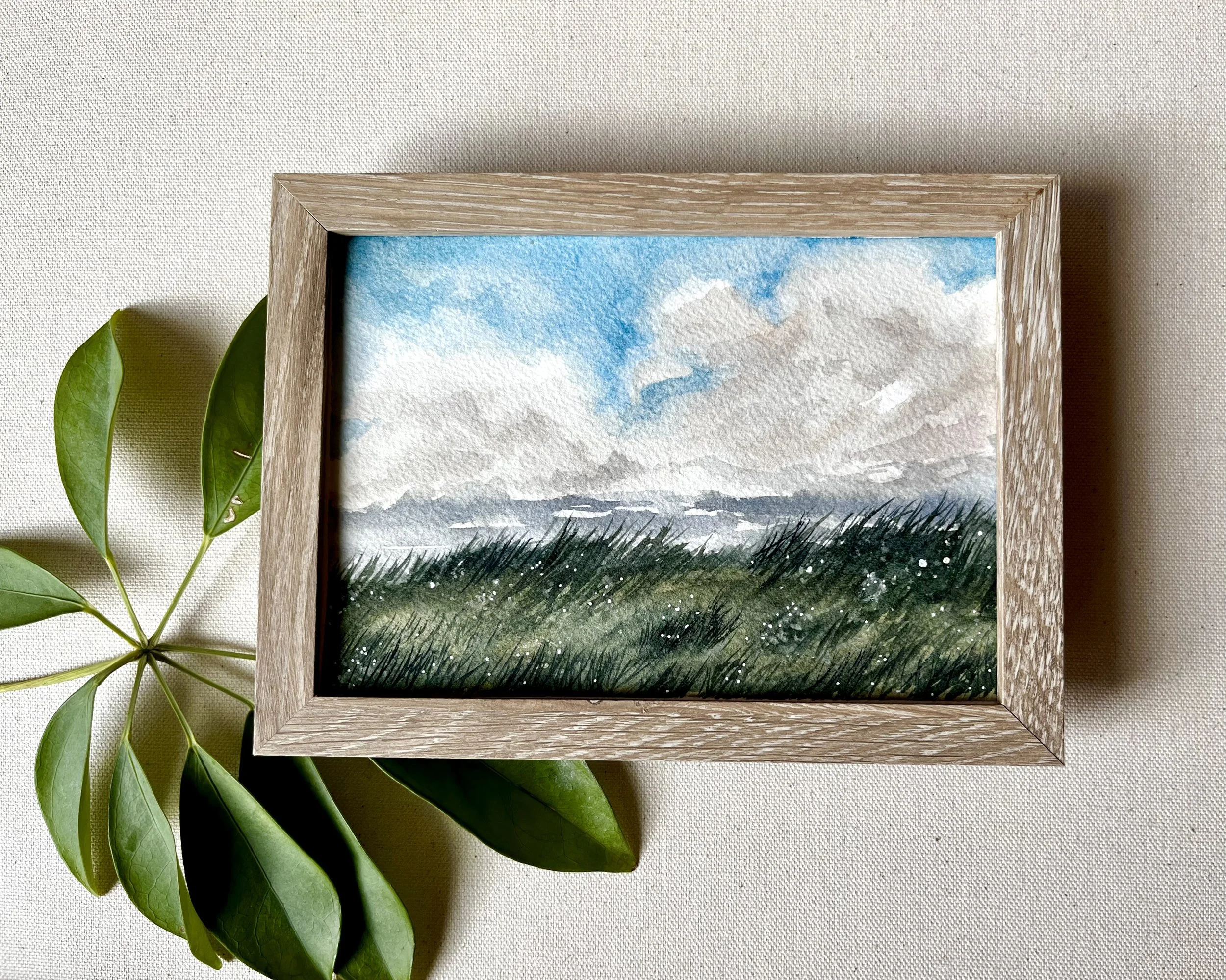 Dreamfields - An Original Watercolor Landscape Painting