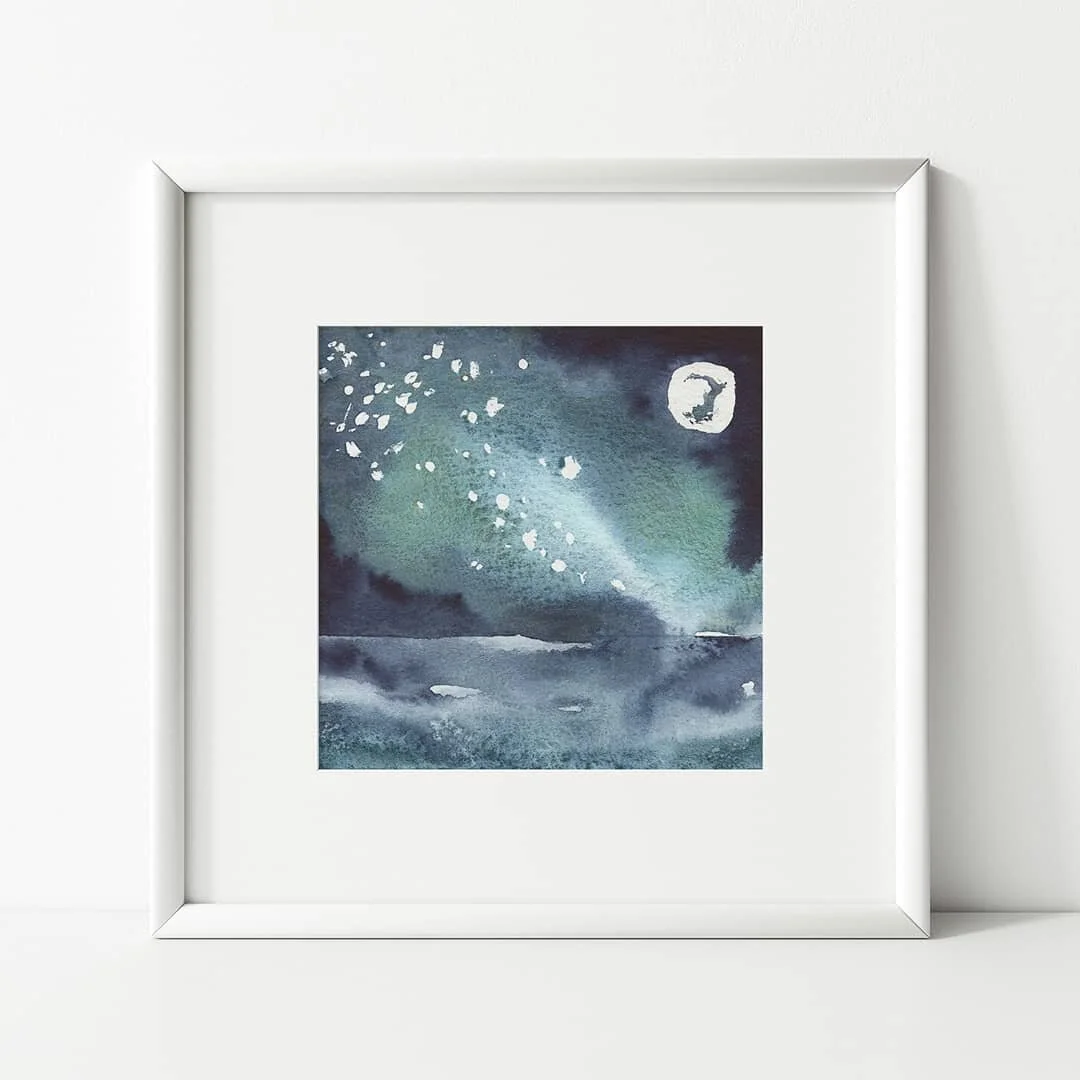 I'm excited to be participating in an online art fair experience this weekend: Virtual Vending! If we don't know each other yet, I'm Ashley Pahl, a watercolor artist based in East Lansing, Michigan. I'm inspired by nature, and influenced by the color