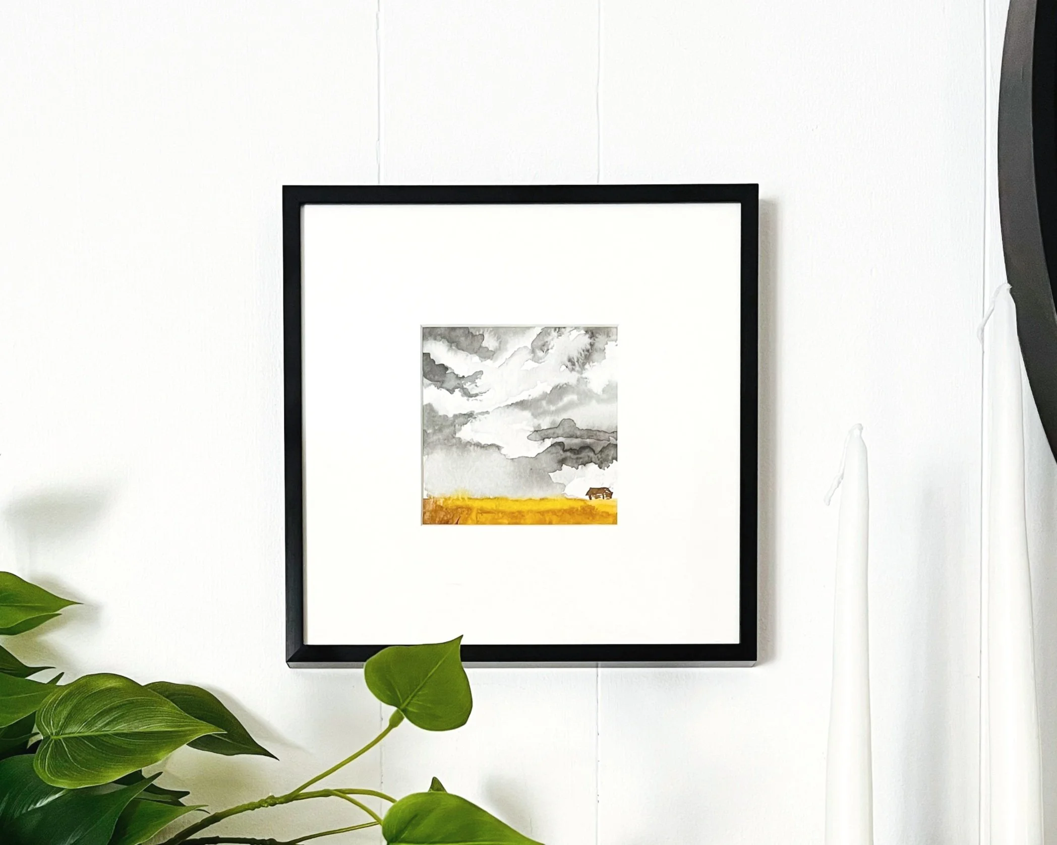 North Star - An Original Pastoral Watercolor Landscape Painting