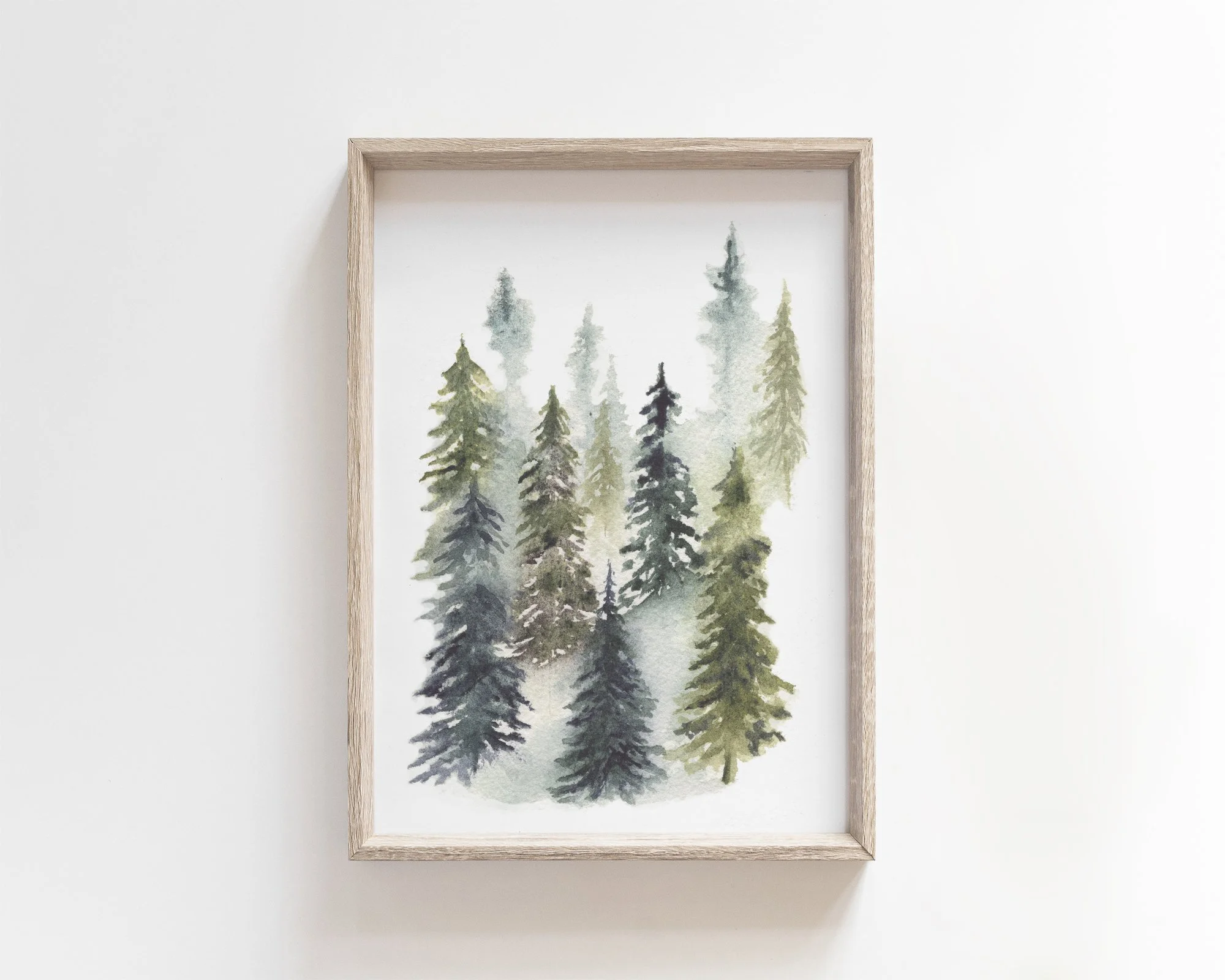 Mists of Northern Michigan - An Original Watercolor Landscape Painting