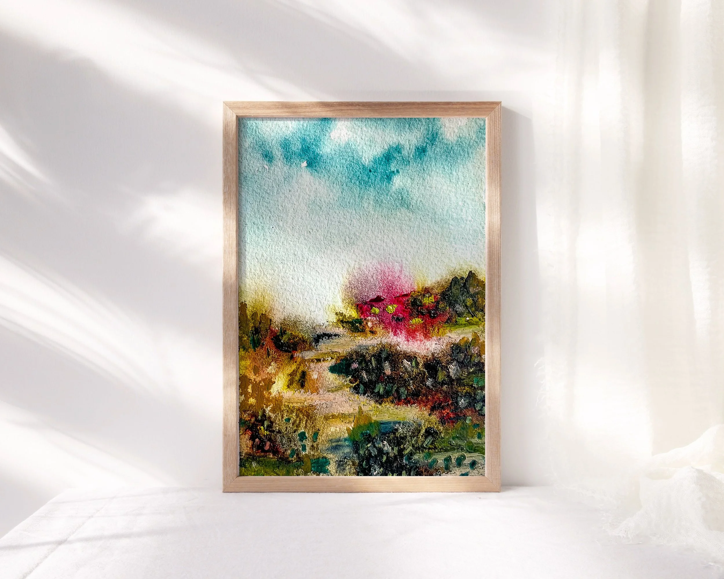 Belonging An Expressive Original Mixed Media Landscape Painting