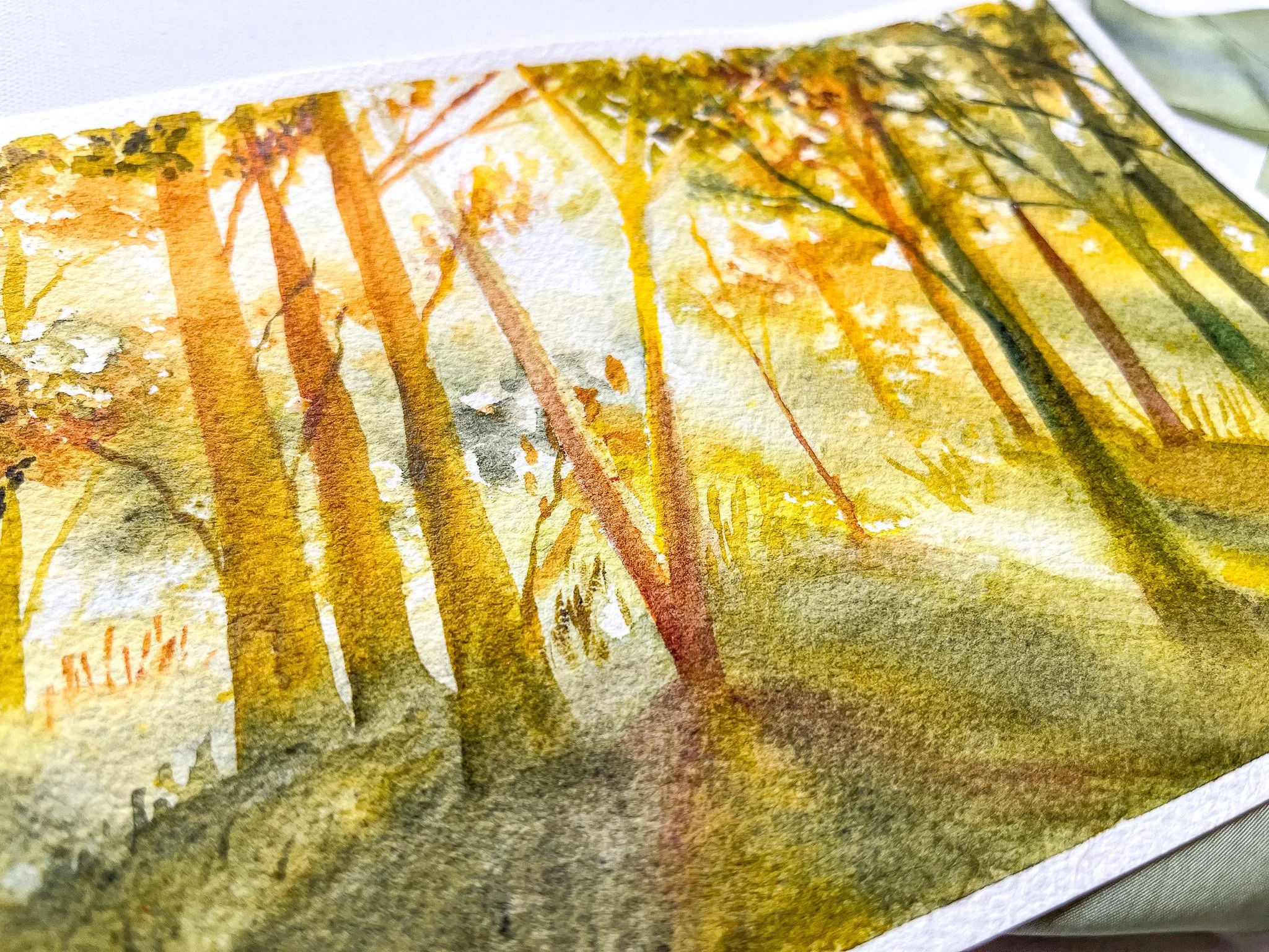 Golden Hour - An Original Watercolor Painting