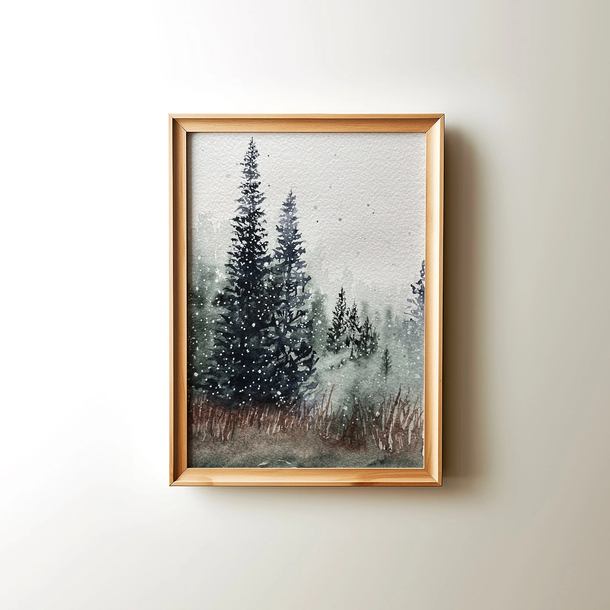 First Snow Landscape
