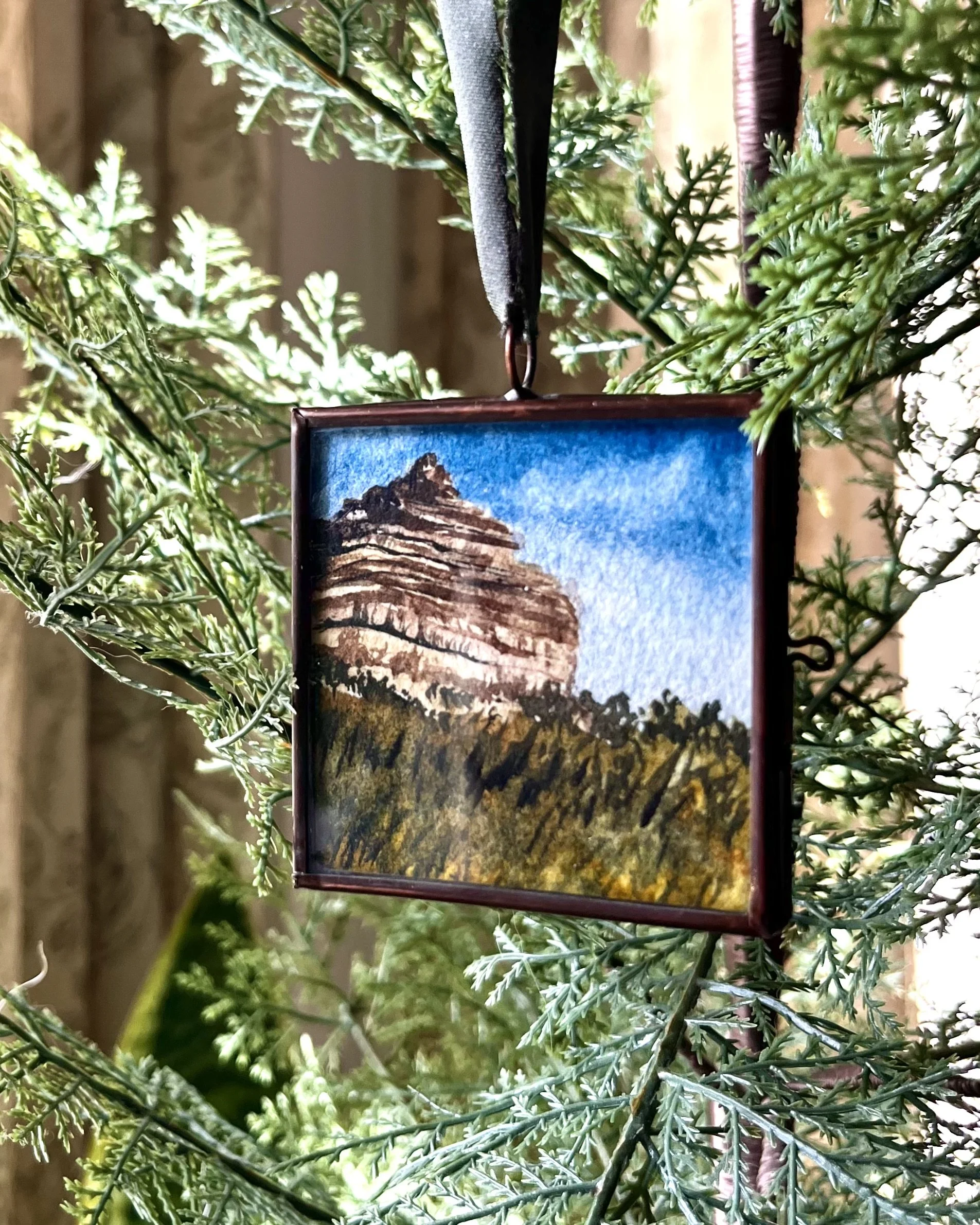 Scott's Bluff Monument Ornament