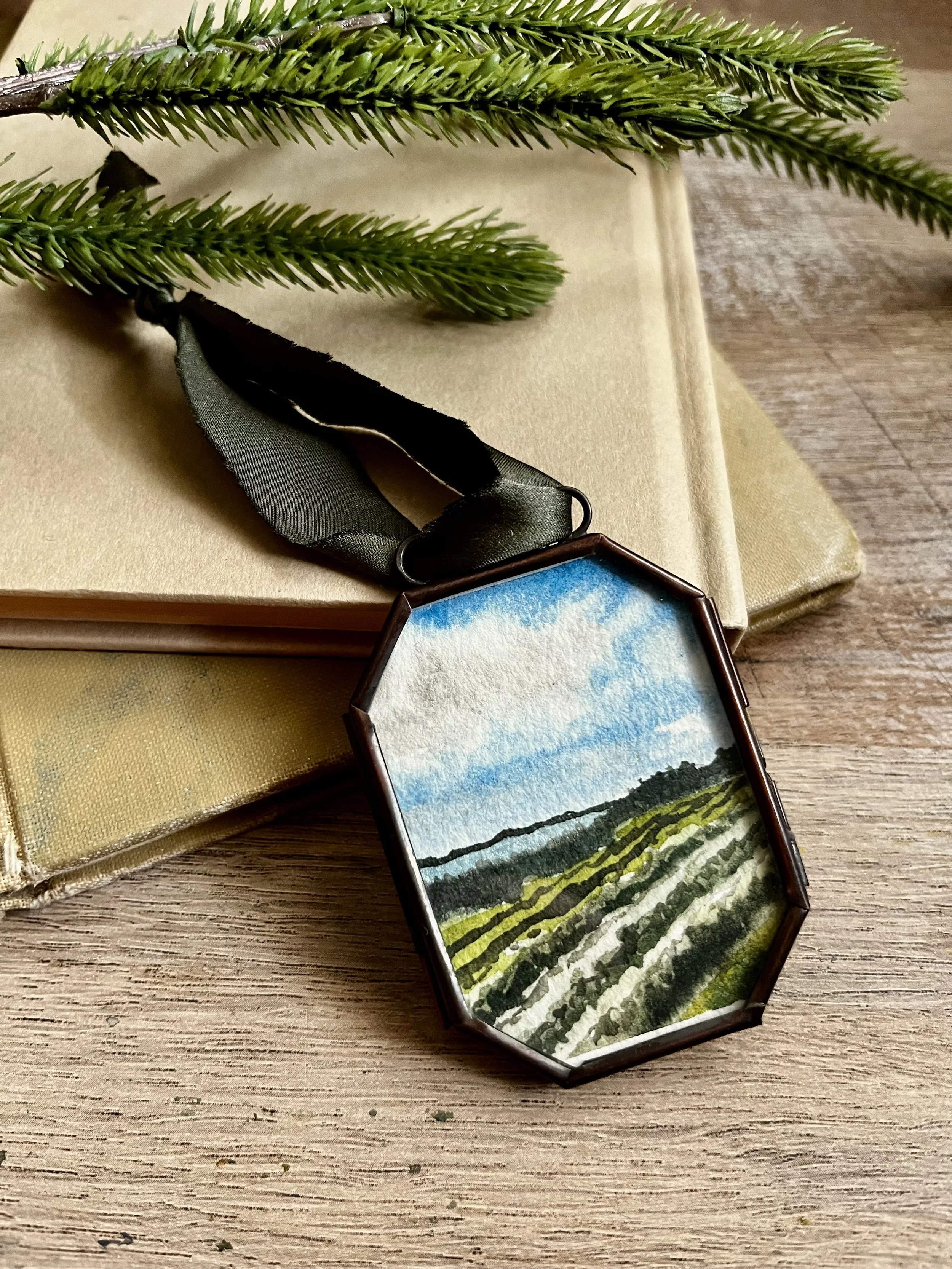 Northern Michigan Vineyard Ornament