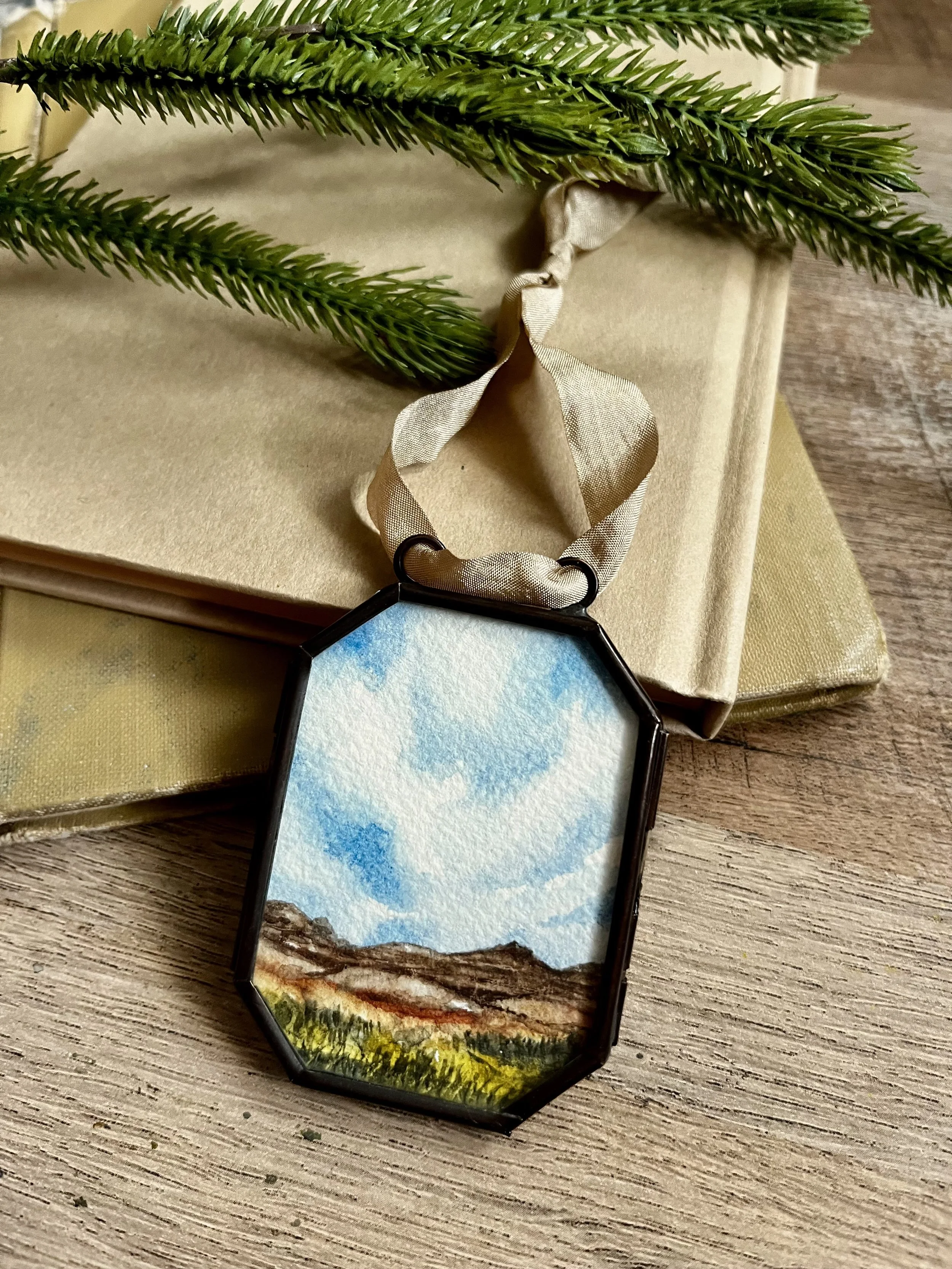 Badlands Landscape Ornament