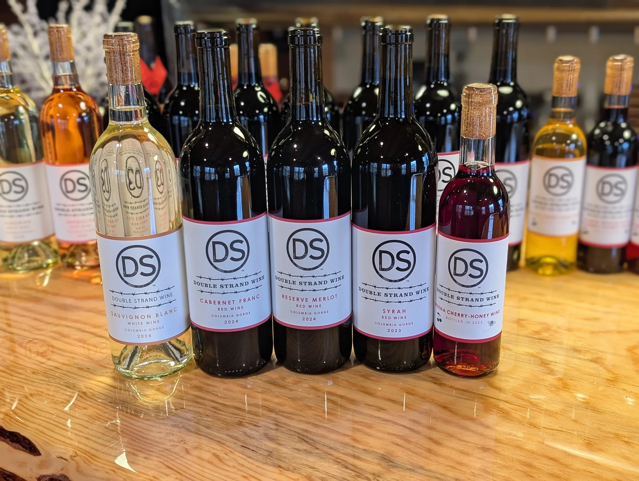 Our lineup for @newportseafoodwinefestival Feb 19-22. 🥉for #SauvignonBlanc,🥉for our Reserve  #Merlot, and🥉for the #Skeena cherry #mead in their Commercial Wine Competition, but you'll also love our slightly effervescent #CabernetFranc and our bold