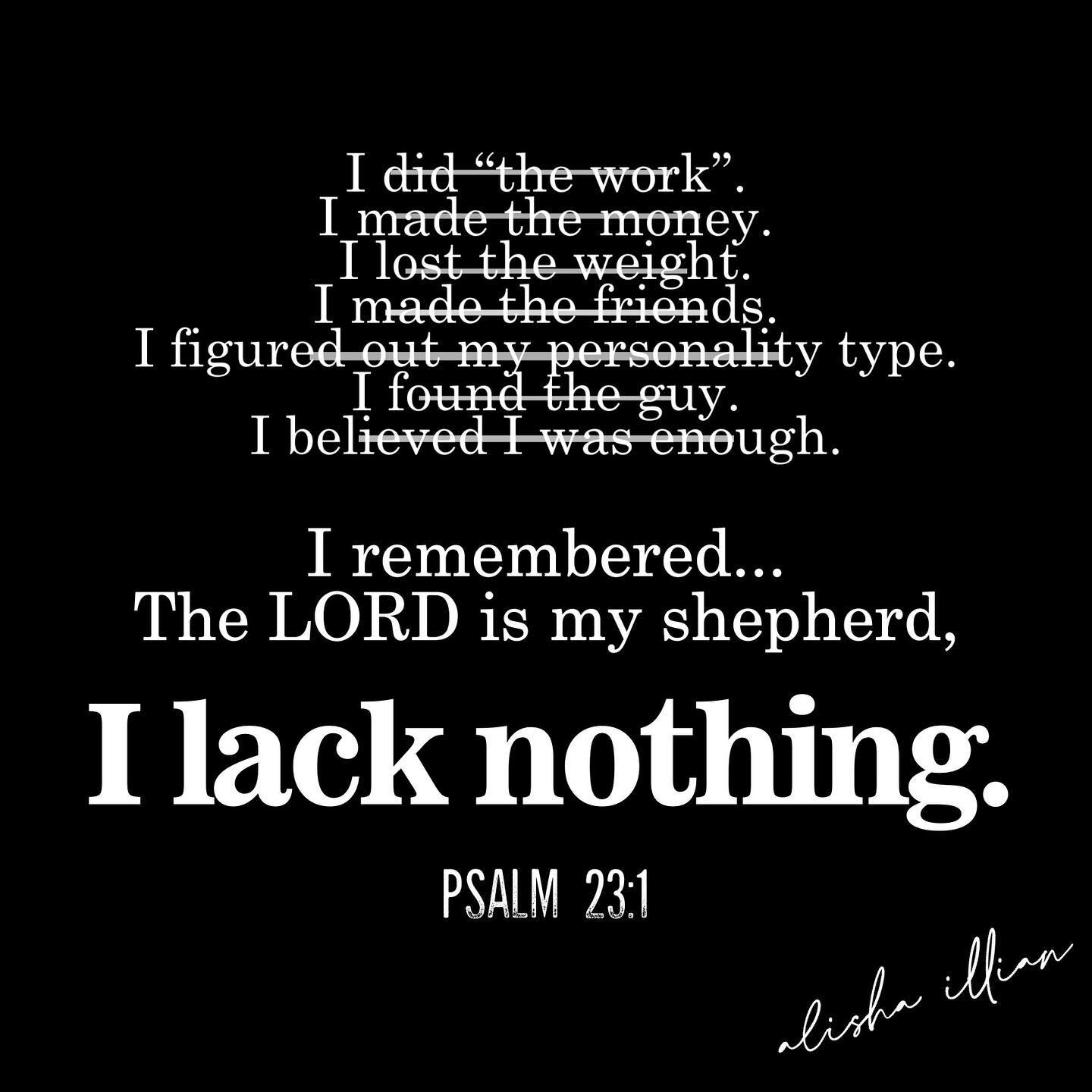 It&rsquo;s not because WE are enough, but because HE is enough...

As the great Puritan preacher Jeremiah Burroughs once said, &ldquo;&hellip;a contented man, just as he is the most contented, so he is the most unsatisfied man in the world. You never