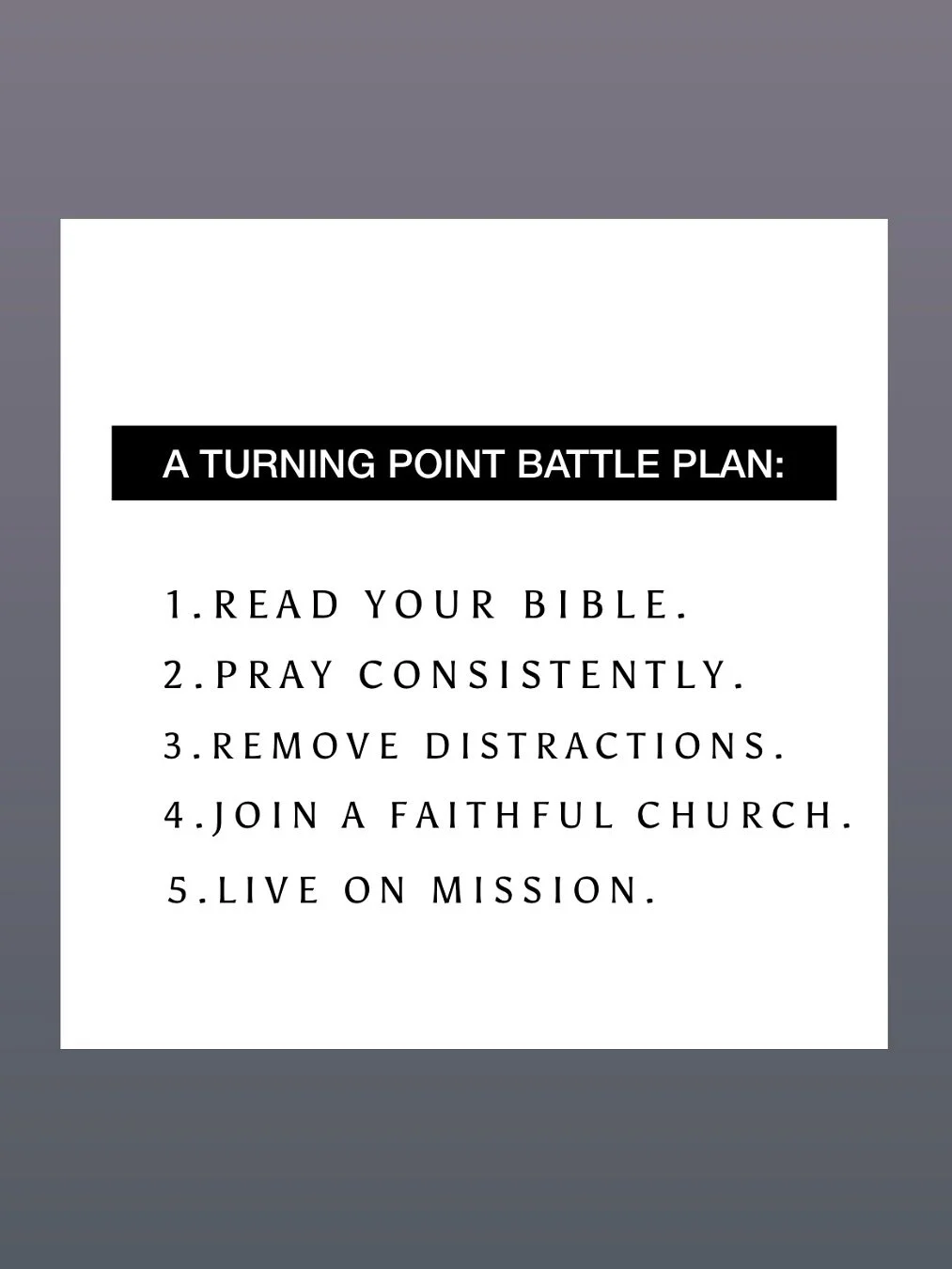 Maybe the last few days have you hungry for more, to grow your faith, to lock-in and get serious. 

Maybe you feel challenged and convicted to get in the game and be more bold with your faith (like Charlie 😉)

Maybe you get feel stuck and not sure h