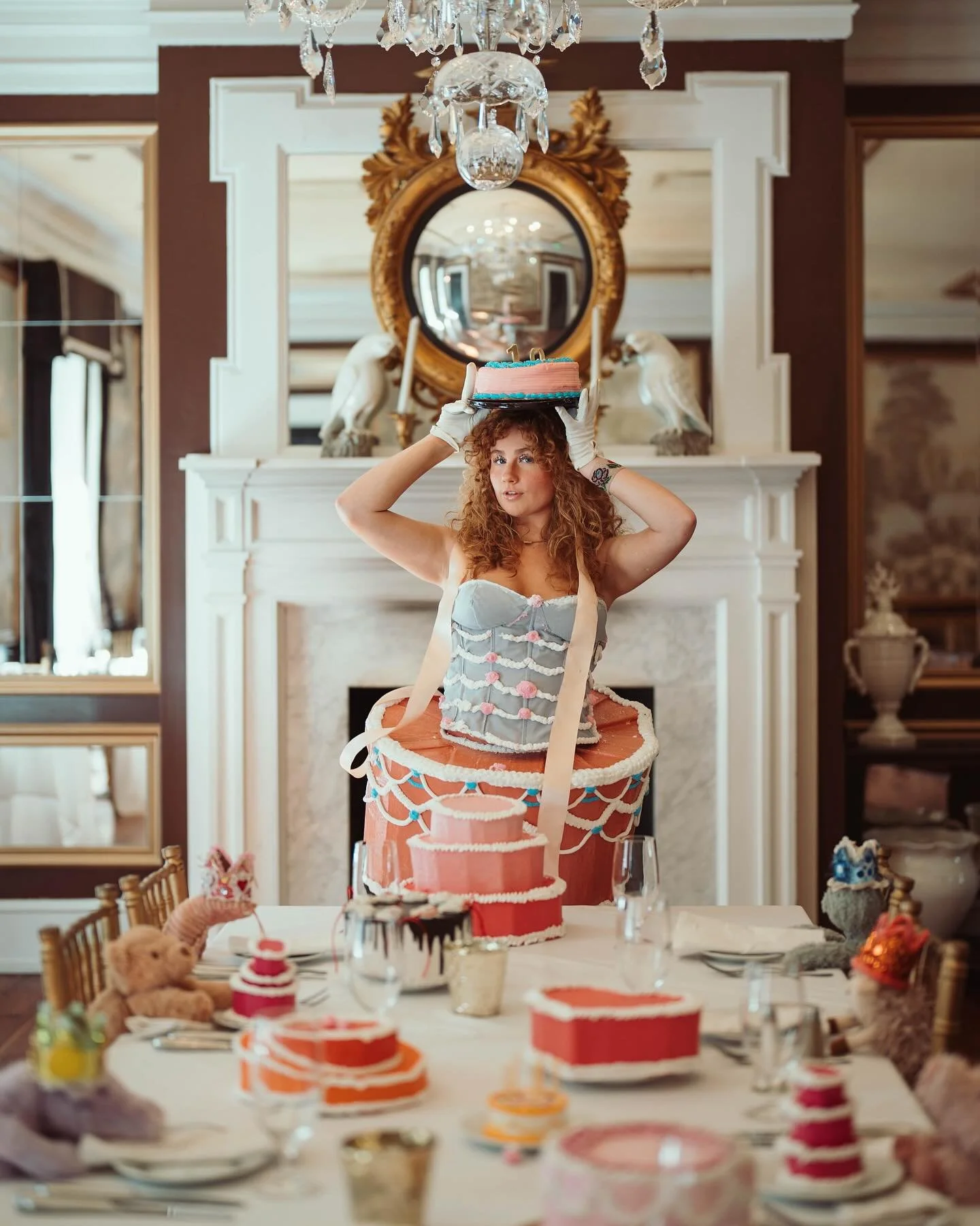 Oneeee more post for our @scadfasm mock @moschino cake dress editorial just because ✨🎂💗

Creative Direction: @faith_emmons , @ally.whaples , @niah_jo 
Photographer: @niahjophotography
BTS Videgrapher: @bylicimarie
Birthday Girl Talent: @hannahleigh