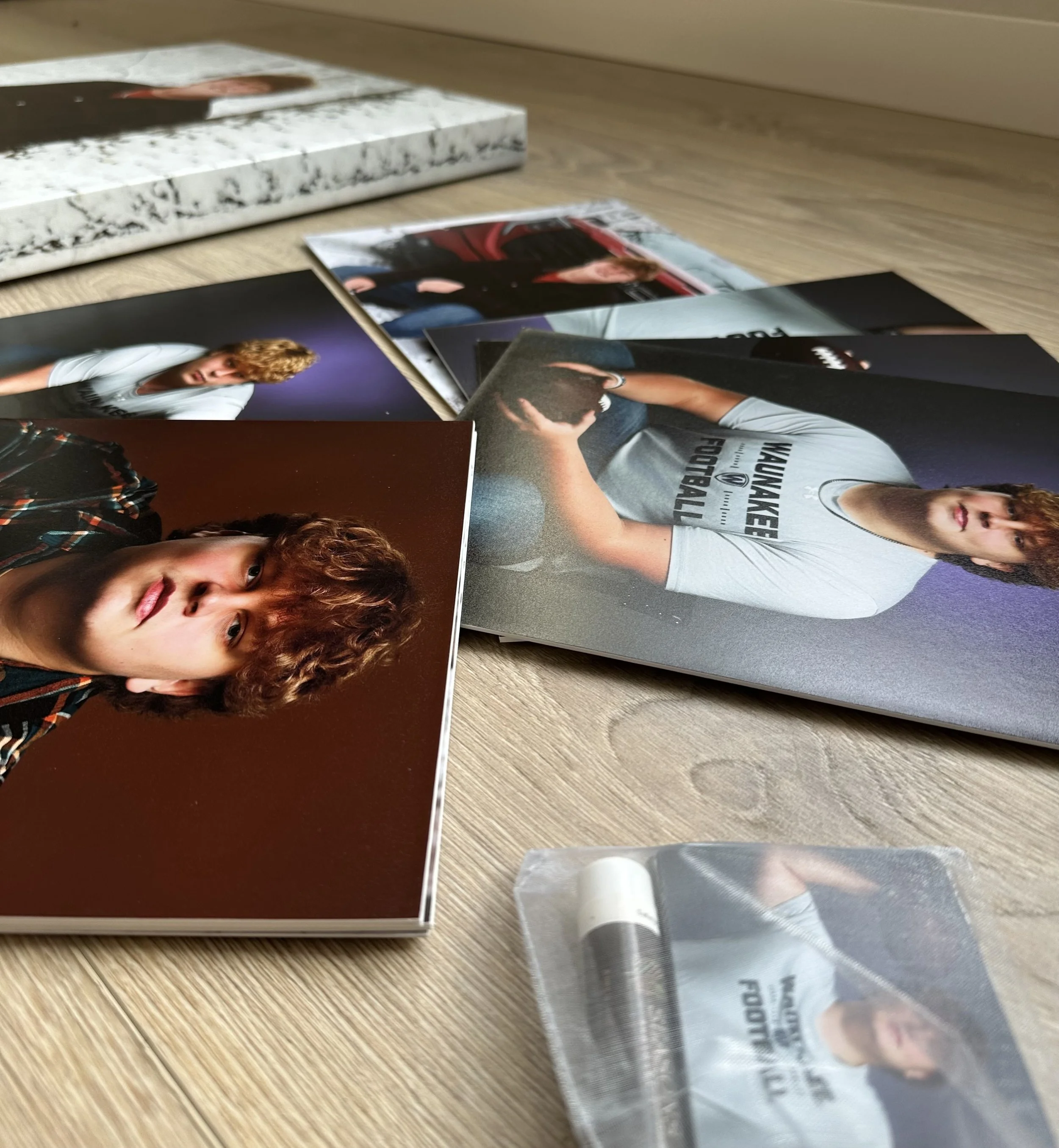 Senior pictures in studio by Seasons Photography, Rice Lake, WI.