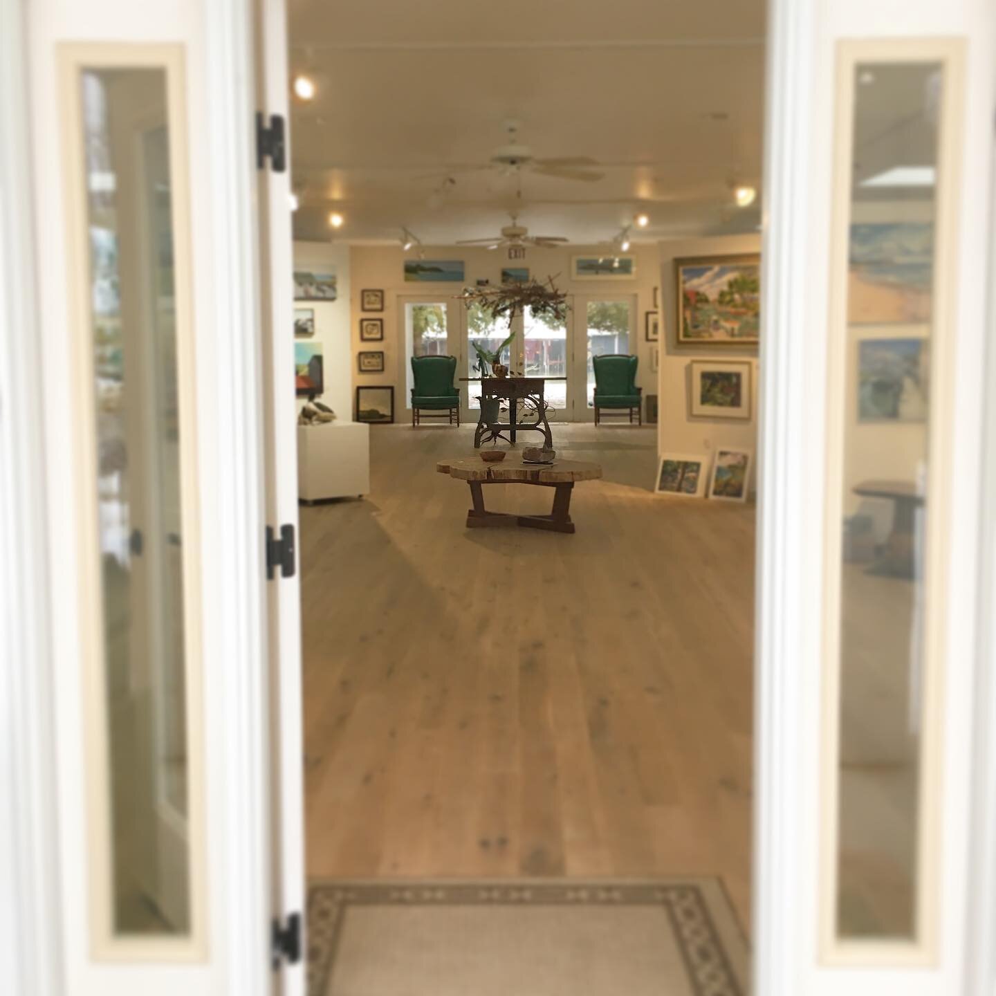 The sky may be gray, but it&rsquo;s light and bright inside the gallery! After a brief break, our door is open again Wednesday through Saturday 11-4, and always by appointment. Come say hi and get a jump on your holiday shopping! #mainstreetgallery #