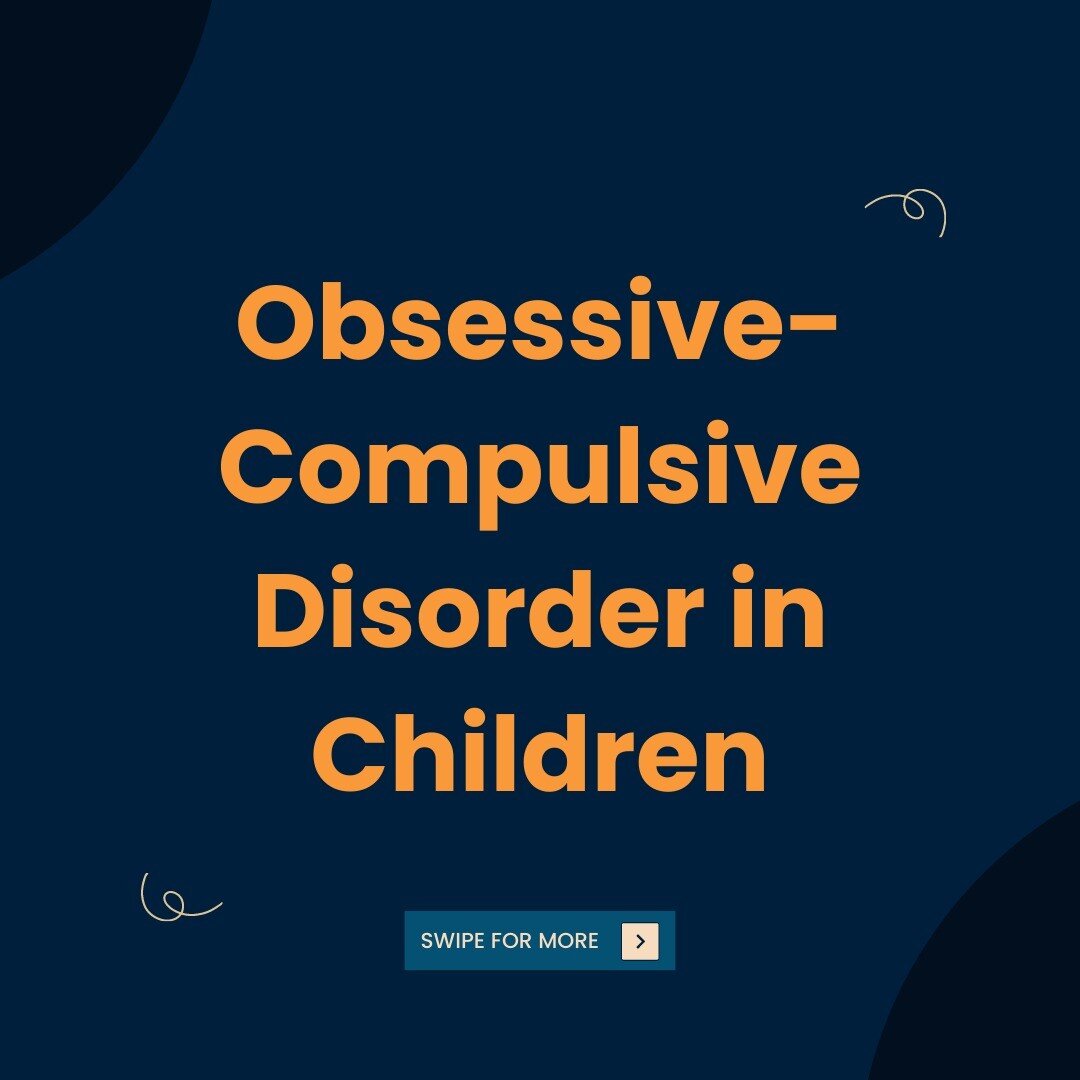 Hello everyone, today&rsquo;s post is about obsessive-compulsive disorder in children. Swipe to learn more and head to the link in our bio to see the full article by the CDC.