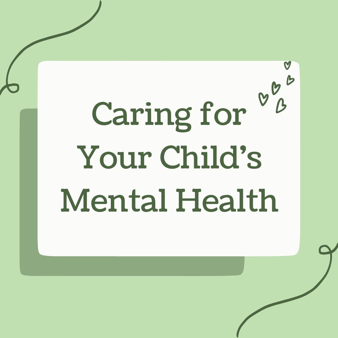 Good afternoon everyone! Today's post focuses on what parents can do to help care for their child's mental health. This information comes from Mental Health America. Please click on the link in the bio to learn additional information on what teachers