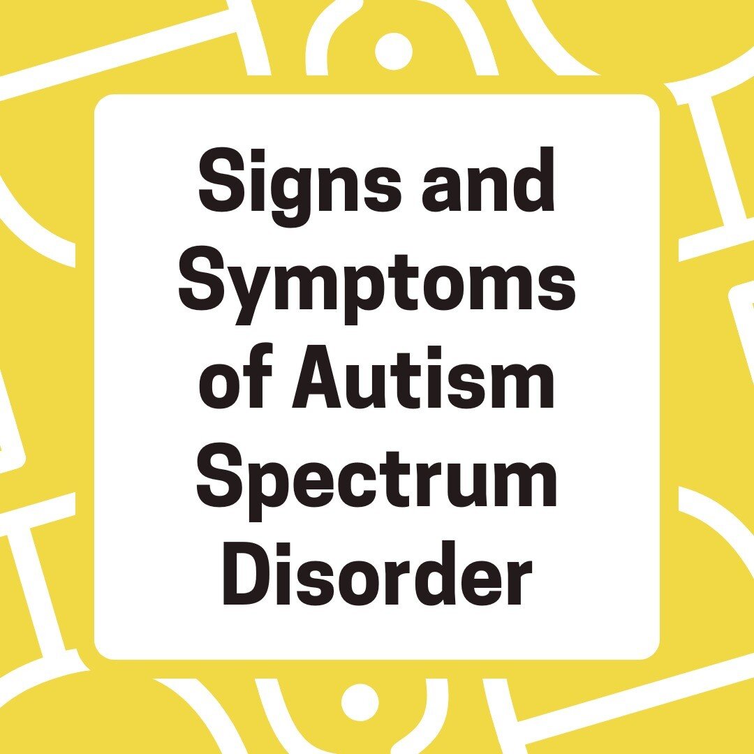 Hello everyone, April is also marked as Autism Awareness Month. Today&rsquo;s post will be showing signs of symptoms of Autism Spectrum Disorder. Swipe through the post and head to the link in our bio to see the full article by the CDC.