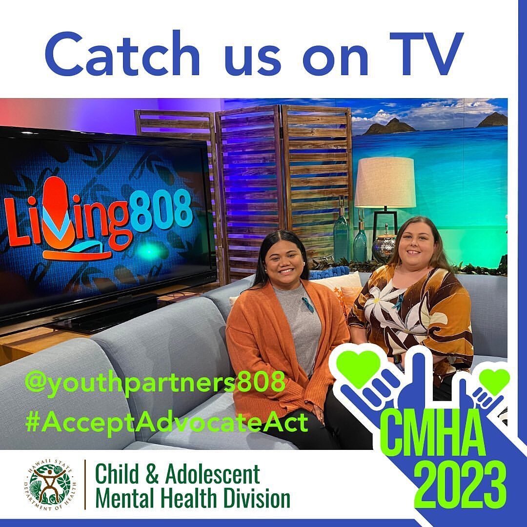 Posted @withregram &bull; @camhdhawaii Happy #CMHAW23 Tuesday, friends! We have a couple of activities today that we think you'd enjoy!

This morning, tune in on @living808tv and catch Tianna Webster, our @youthpartners808&nbsp;youth partner on the B