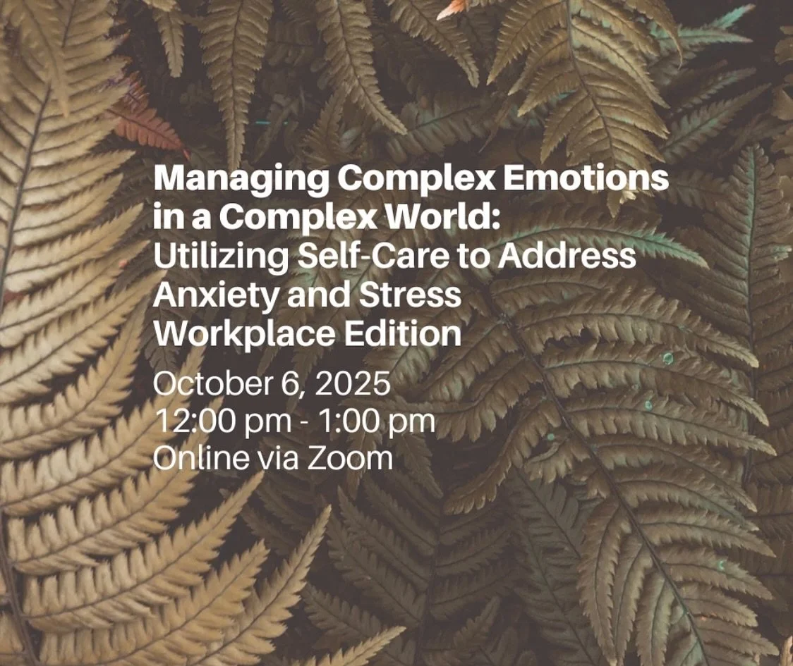 Stress and anxiety don&rsquo;t have to define your workday&mdash;you have the power to find balance and support. 🌿 This training will guide you in recognizing early warning signs, building healthy coping strategies, and connecting with resources tha