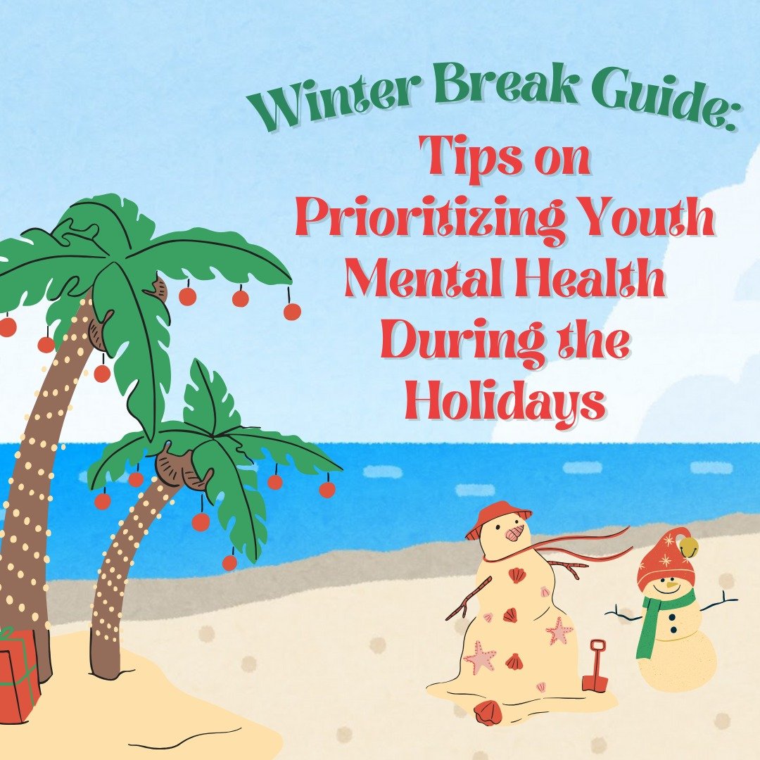 Throughout holidays celebrations and winter break, let's strive to keep our keiki's mind jolly and bright ⛄🎄! Here are some quick tips on how to help support your keiki's mental health this holiday season! #helpyourkeiki #holidaywellness #mindfulhol