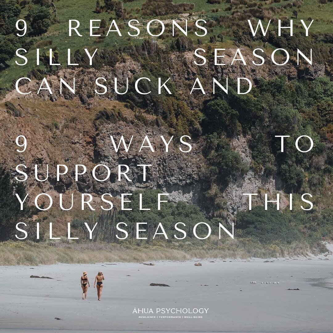 Silly season can be a hoot but it can also be really shit. Here are 9 reasons why silly season can suck for people, and 9 ways to support yourself this silly season. 

&bull; MERRY Christmas, only nobody can be merry ALL OF THE TIME. 
&bull; Missing 